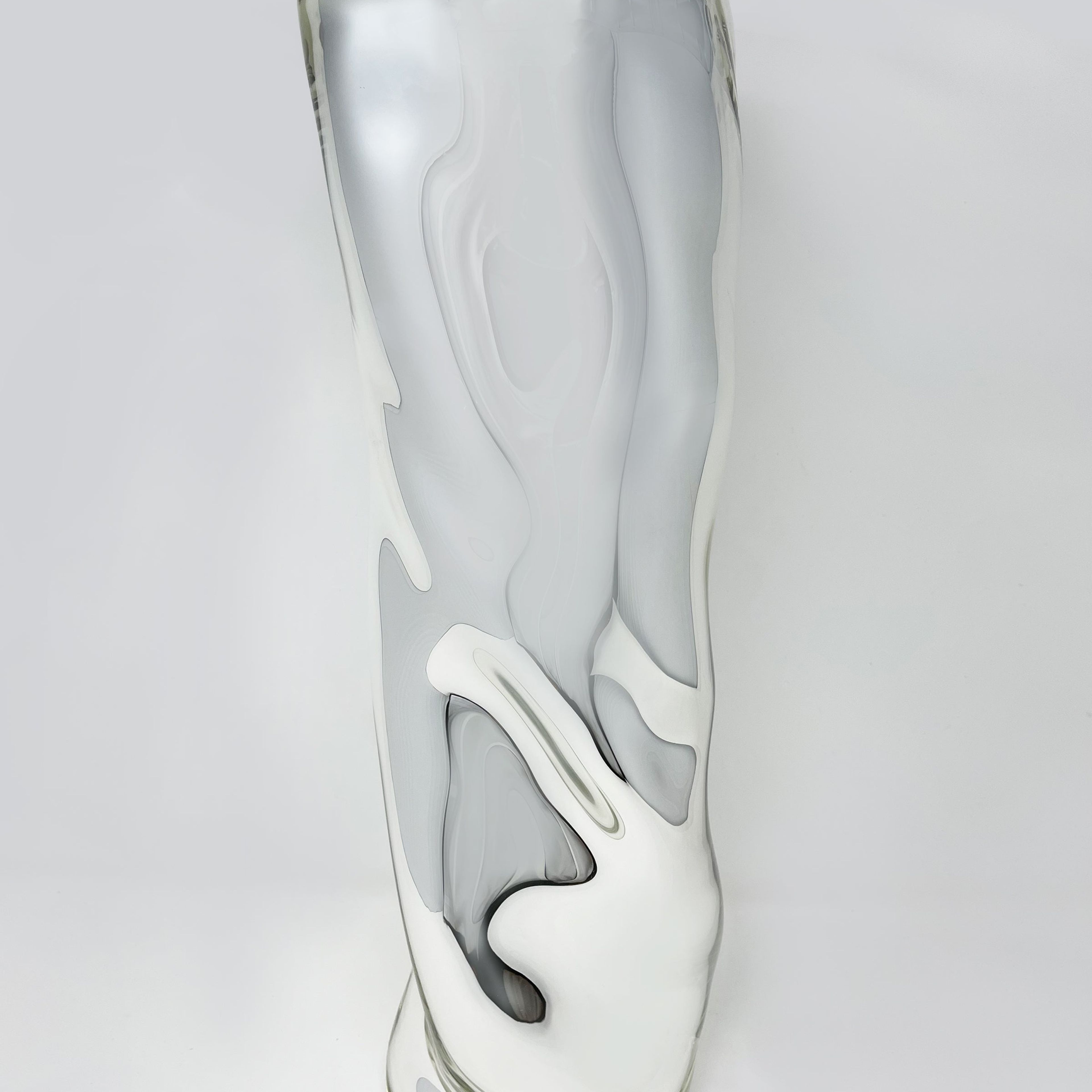 Silver Wavy Vase