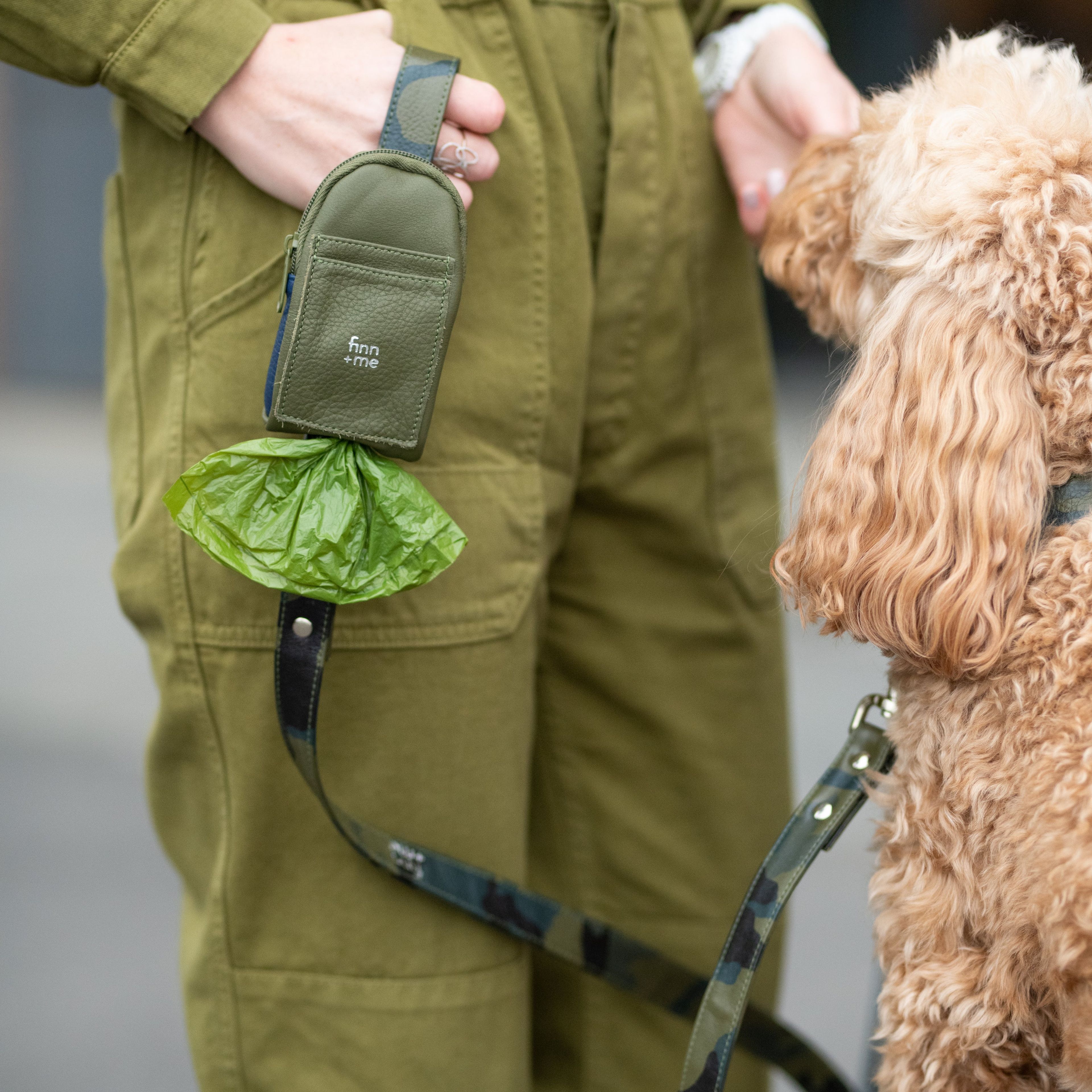 The Pooch Purse in Olive Green