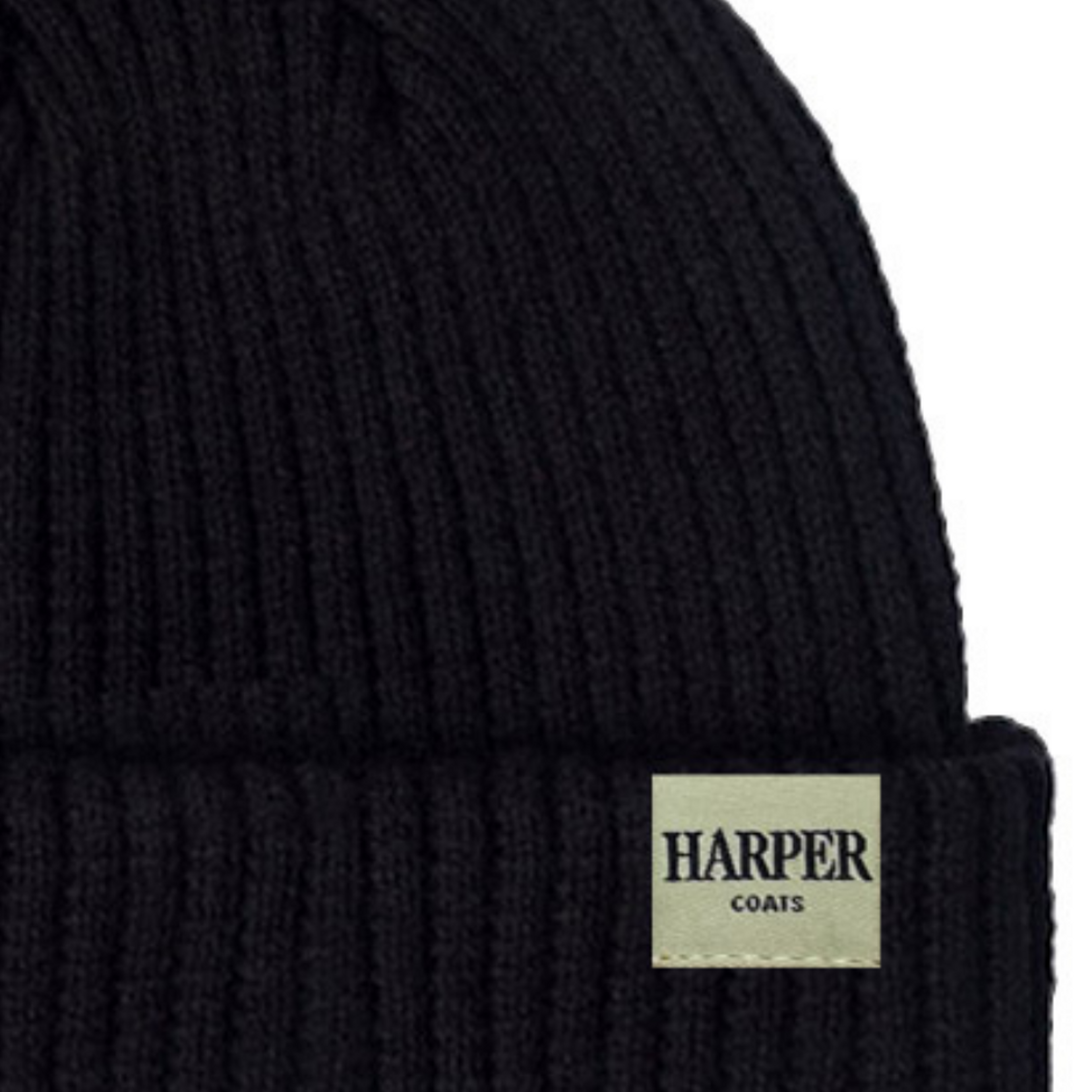 The Harper Beanie in Black