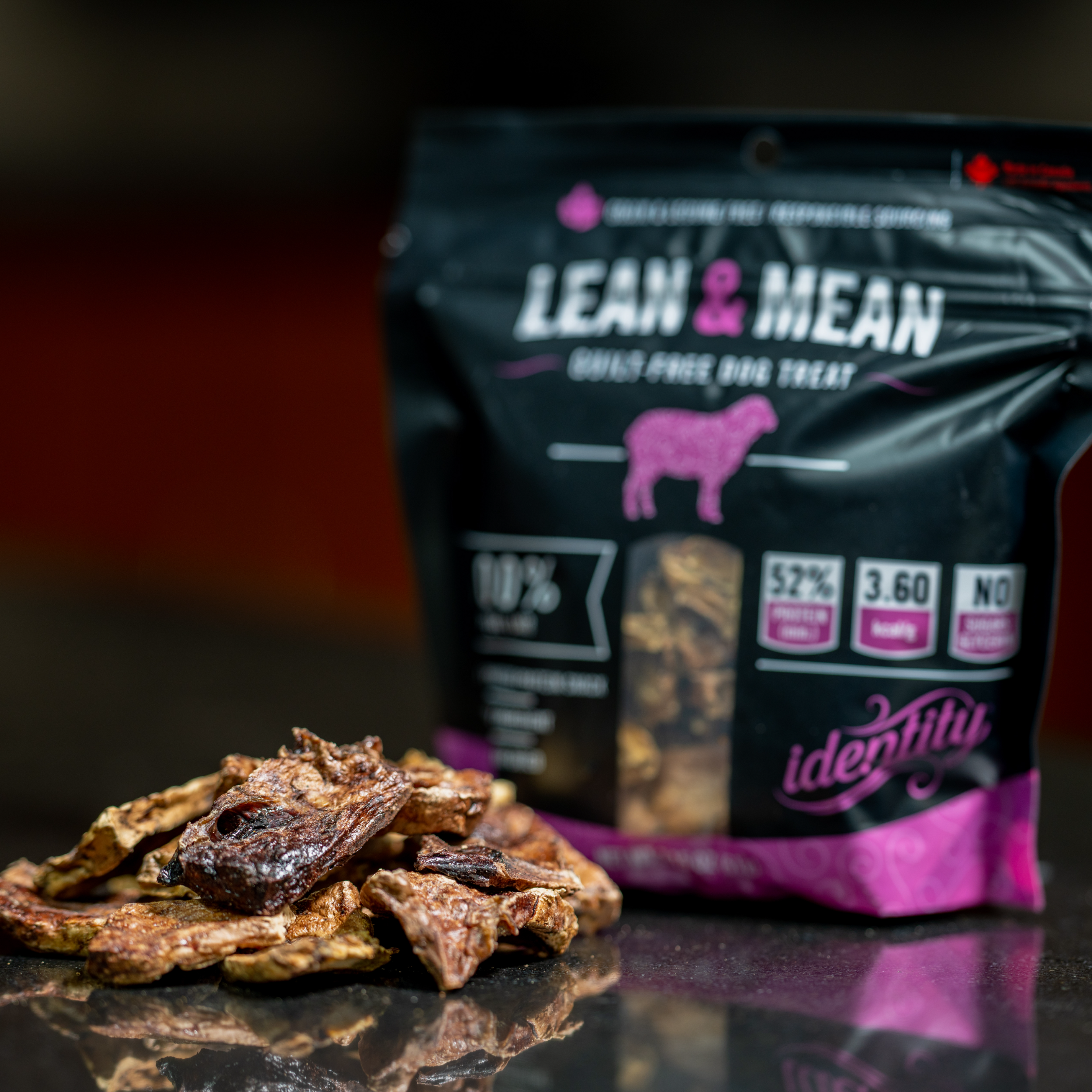 Lean & Mean | 100% Pure, Guilt-Free Air-Dried Lamb Lung Dog Treats