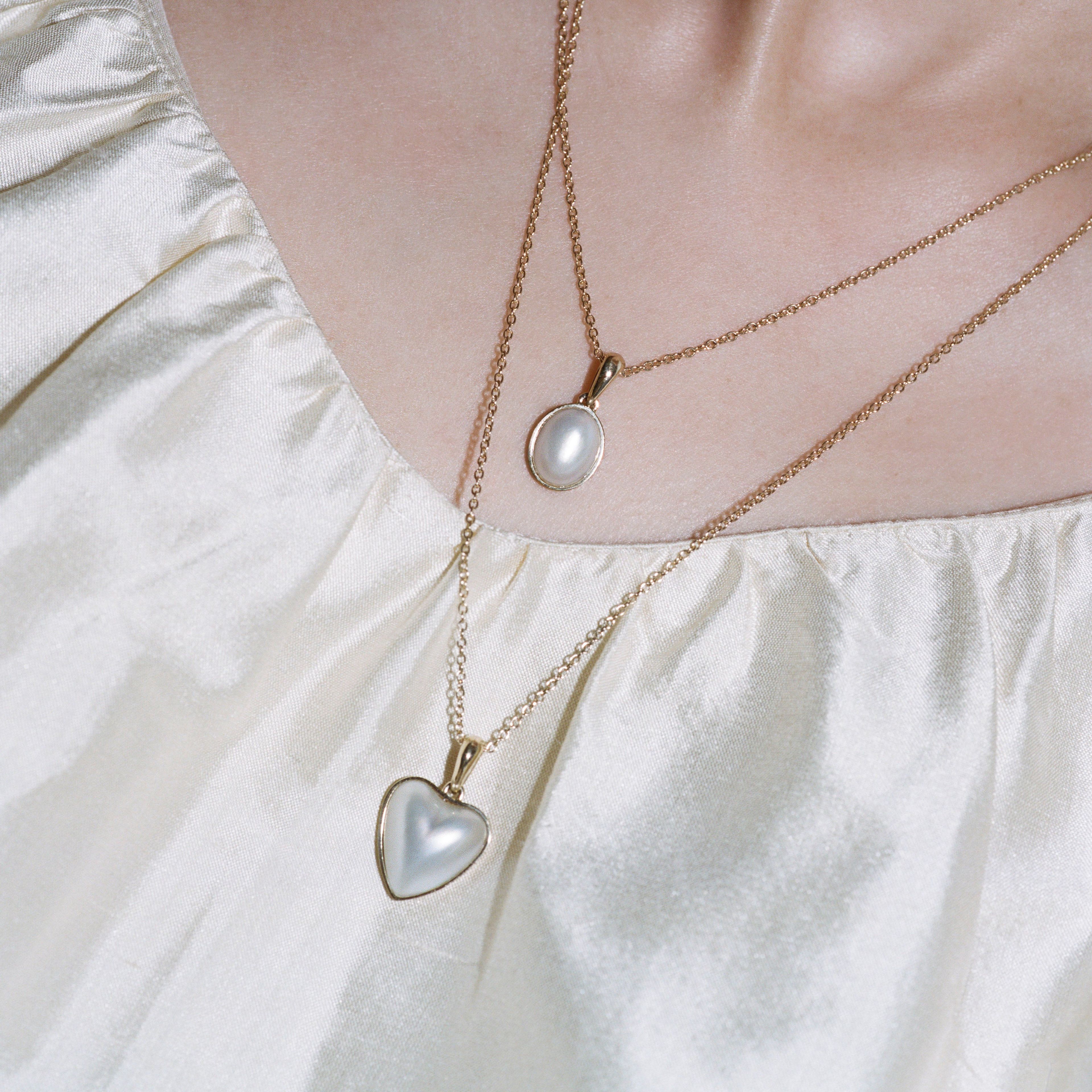 Heart Mabé Pearl Pendant