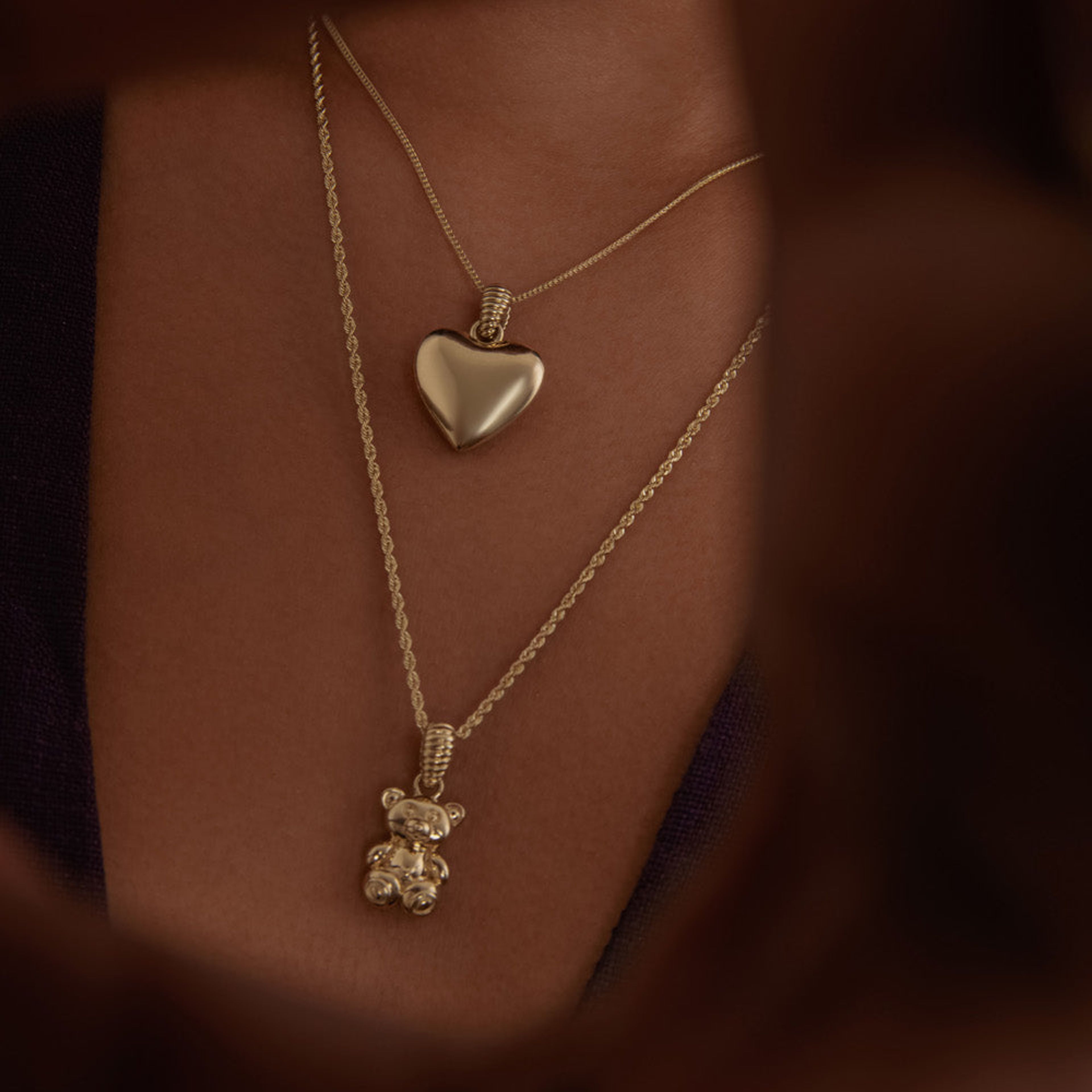 Close To My Heart Necklace Gold