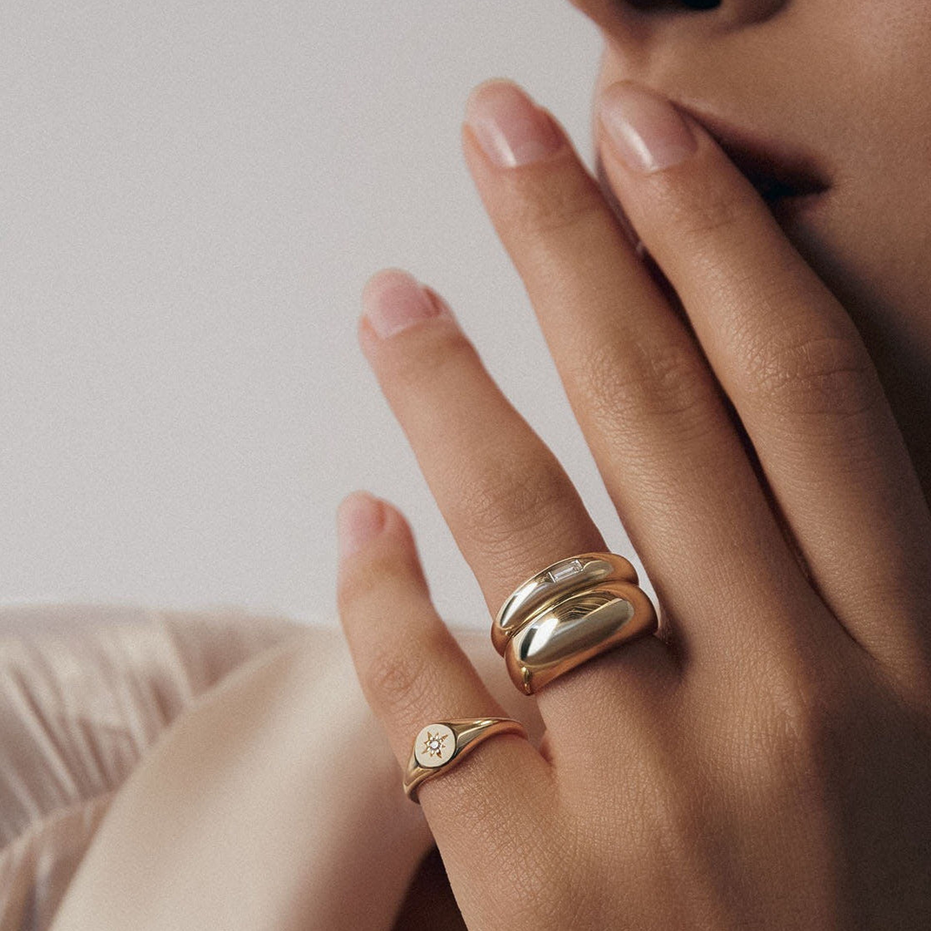 Dare To Love Bold Hollow Dome Ring