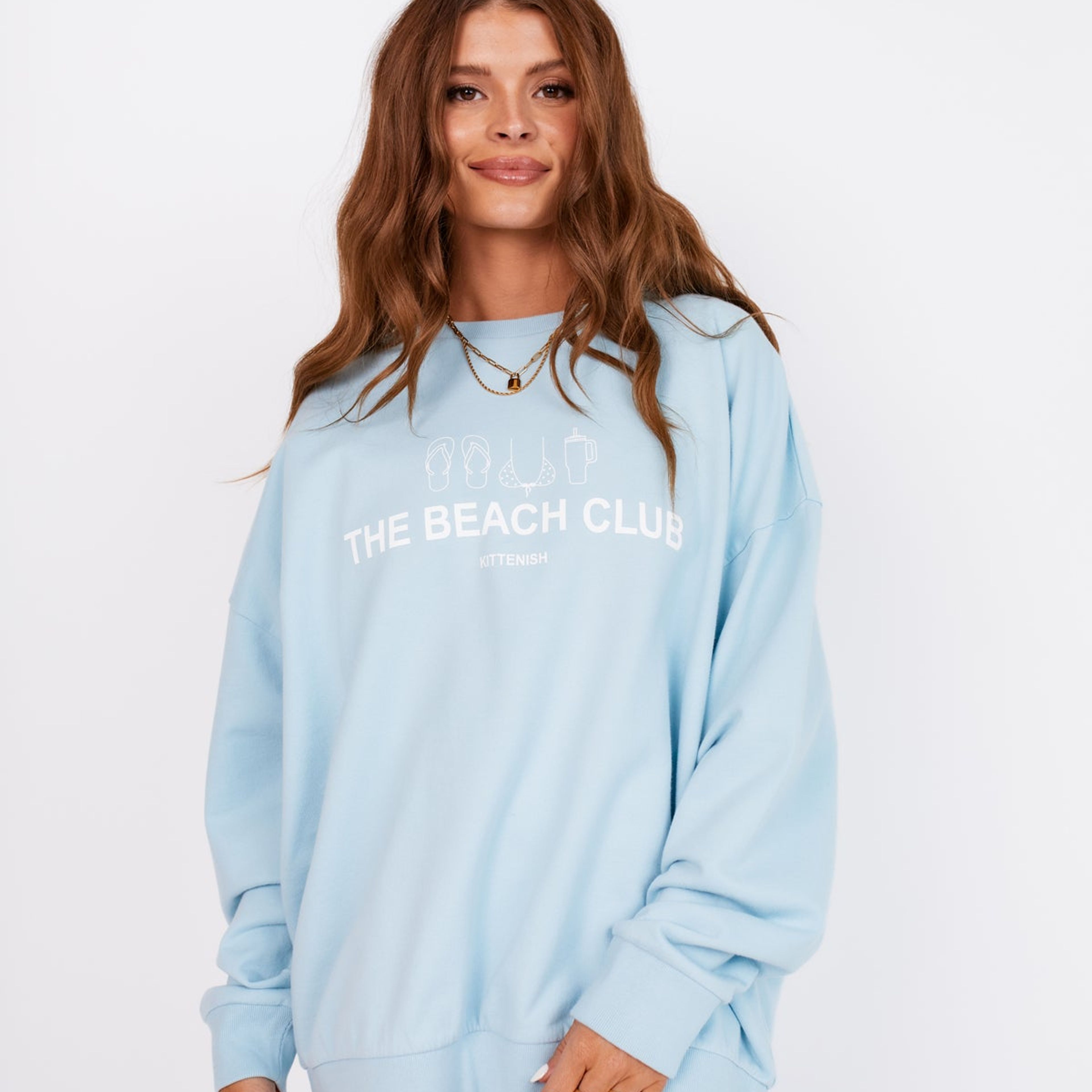 Kittenish Beach Club Sweatshirt