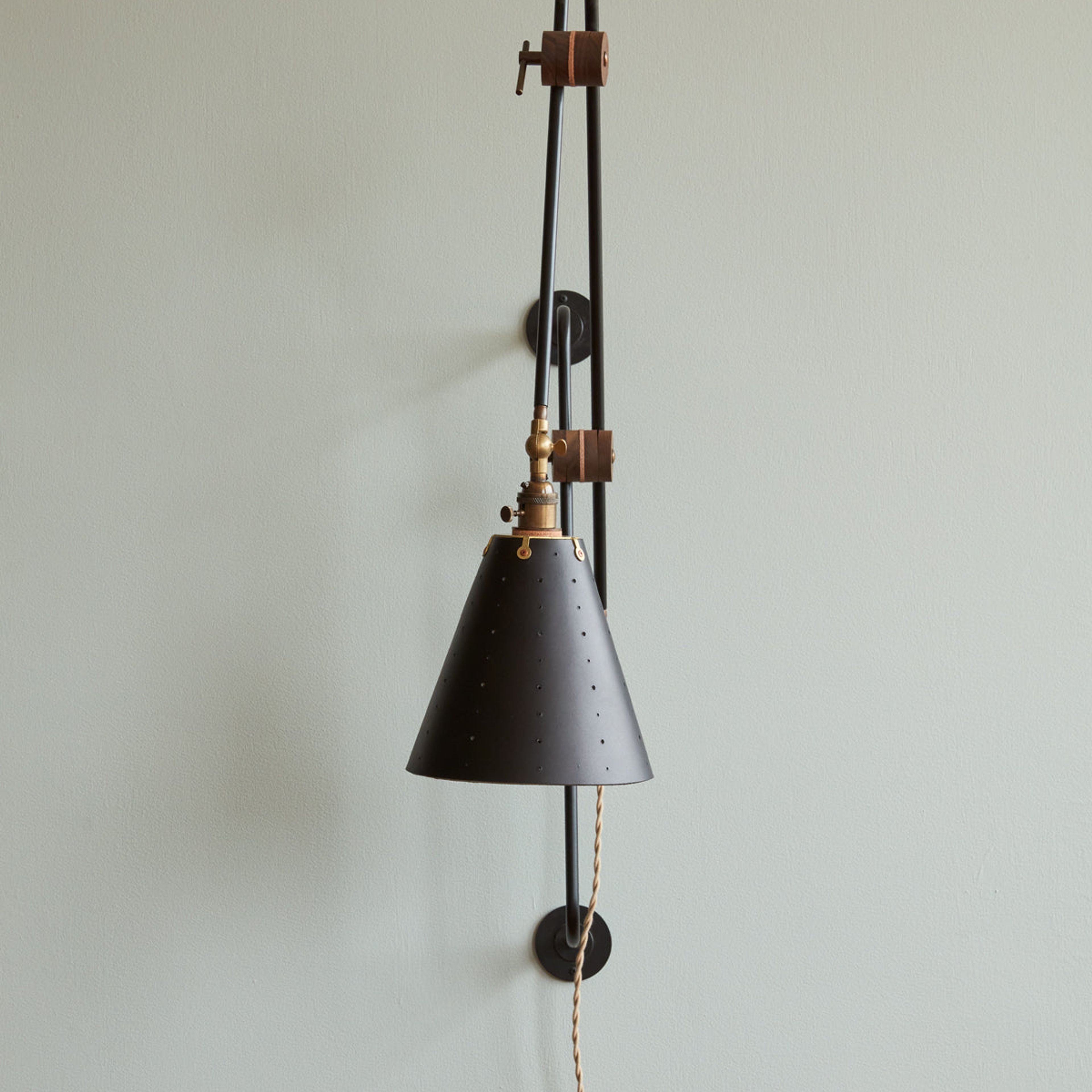 Grace Articulating Wall Sconce - Black - Plug In