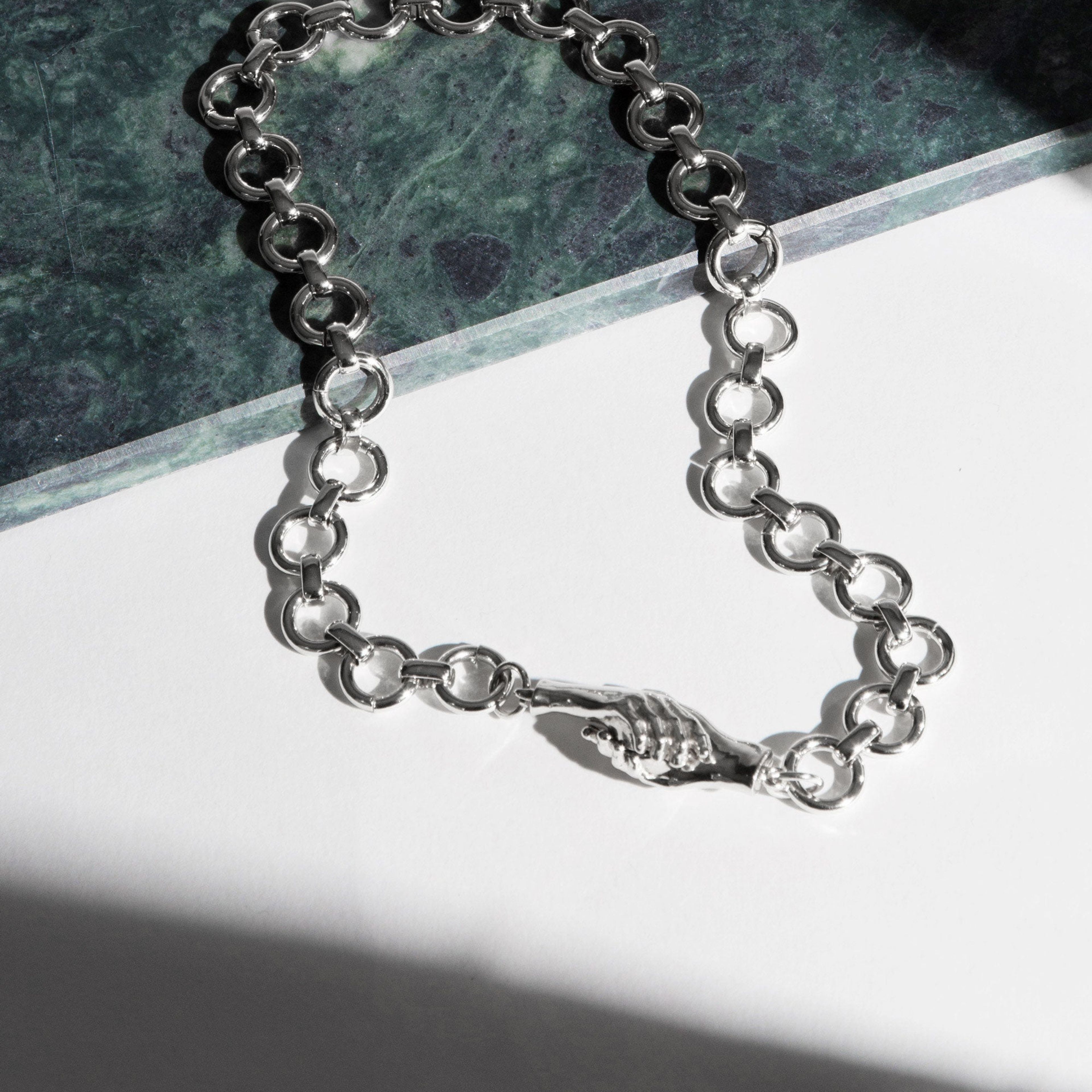 Gentlewoman's Agreement Necklace in Silver