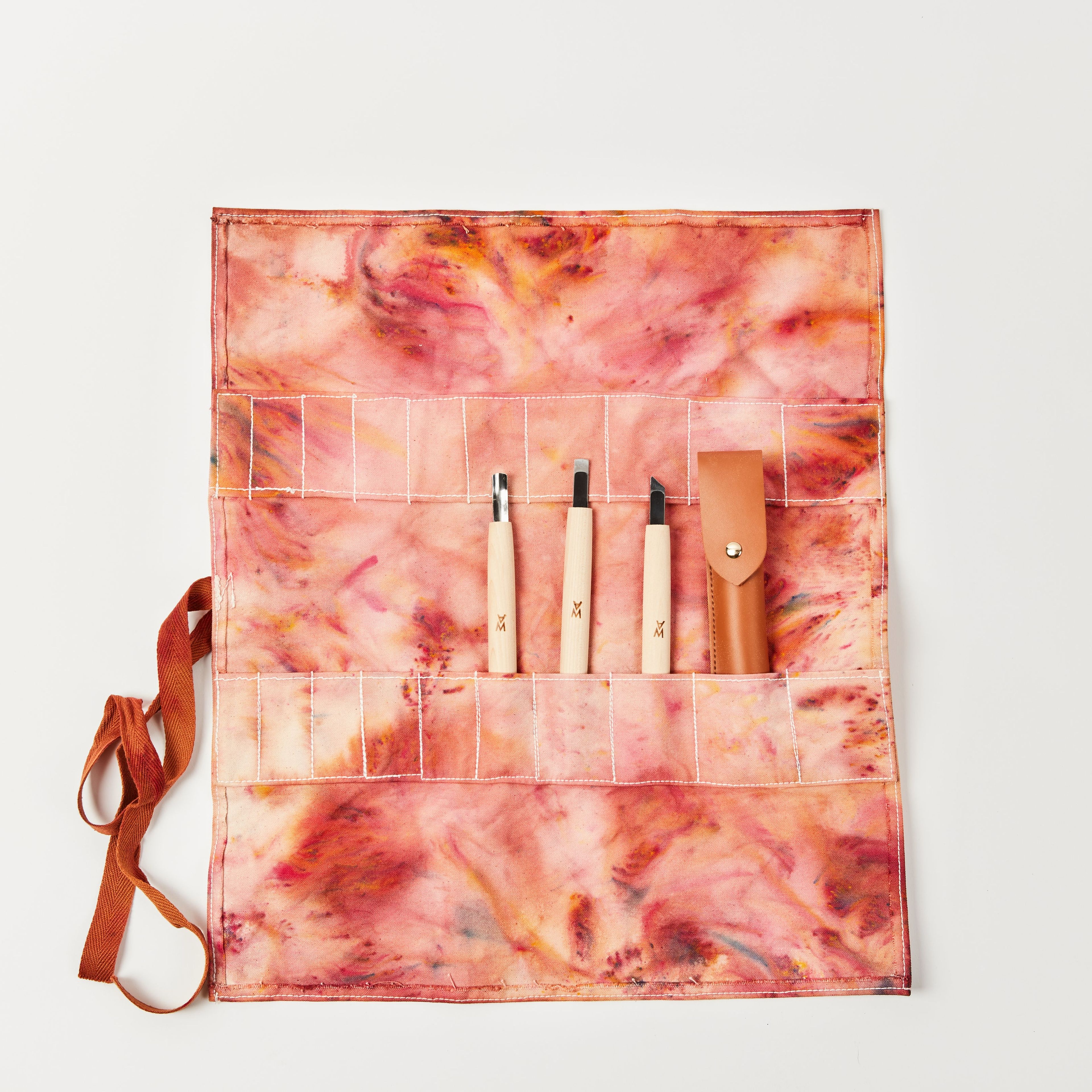 Limited Edition Hand-Dyed Canvas Tool Roll