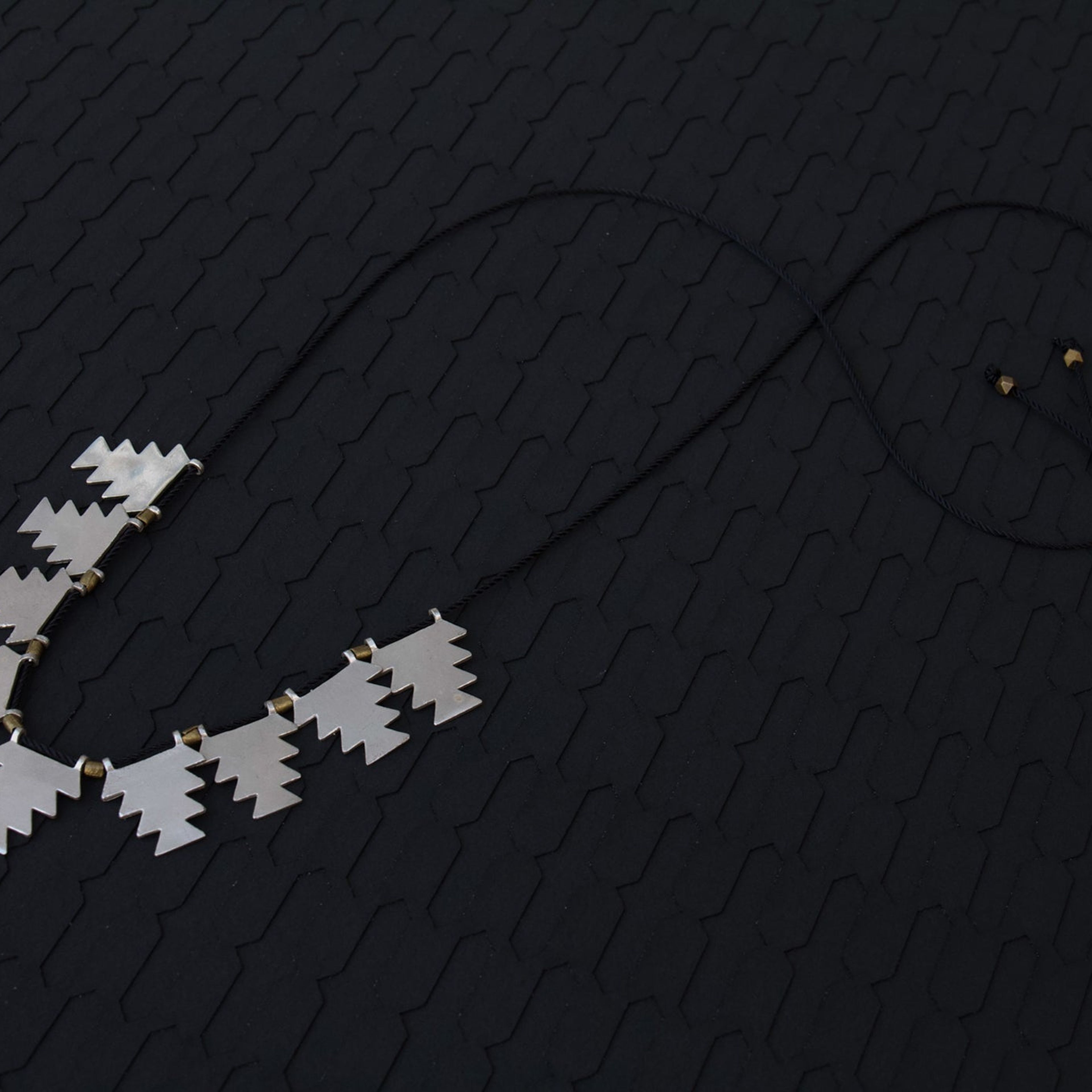 Silver Lazo Necklace