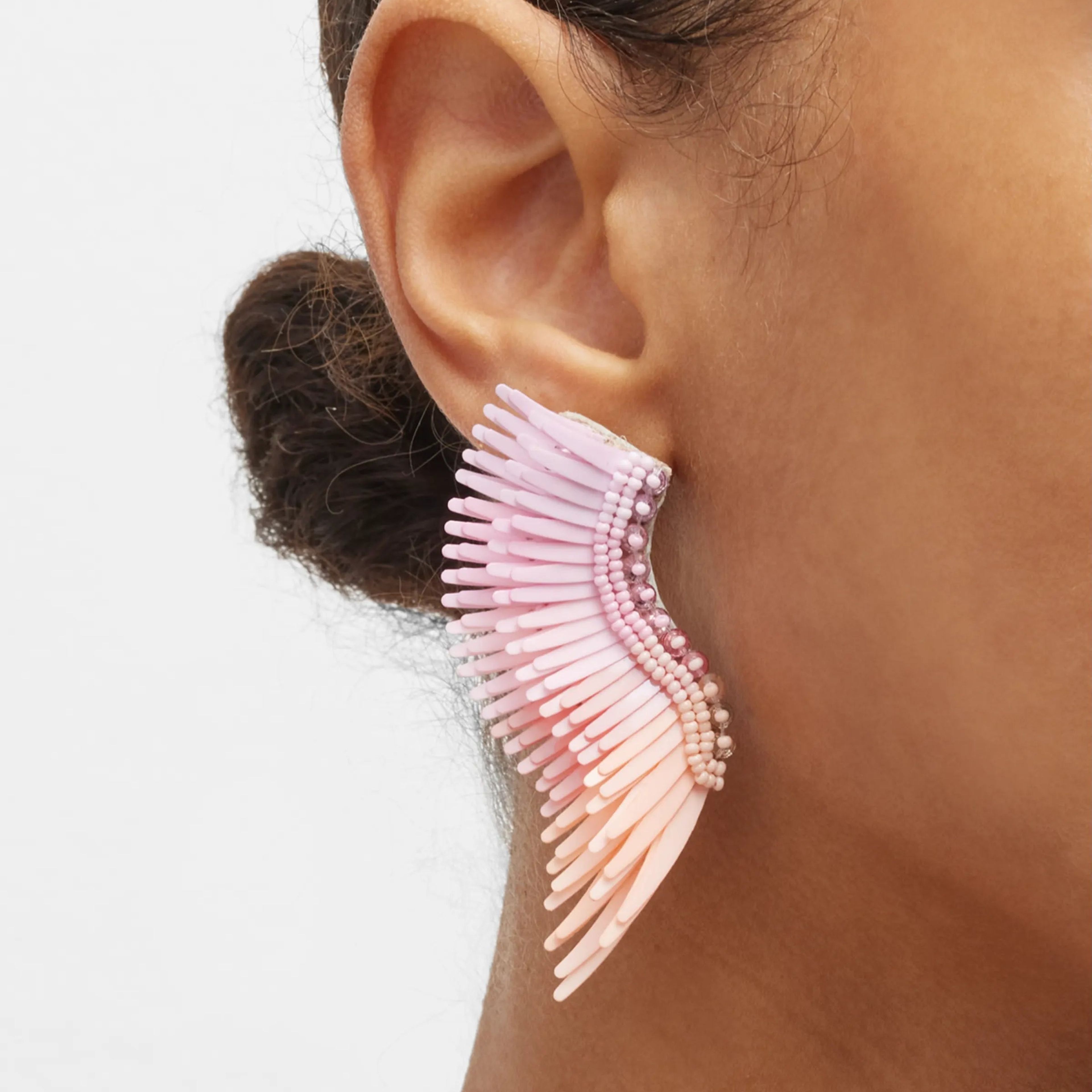 Midi Madeline Earrings Rose Ombre