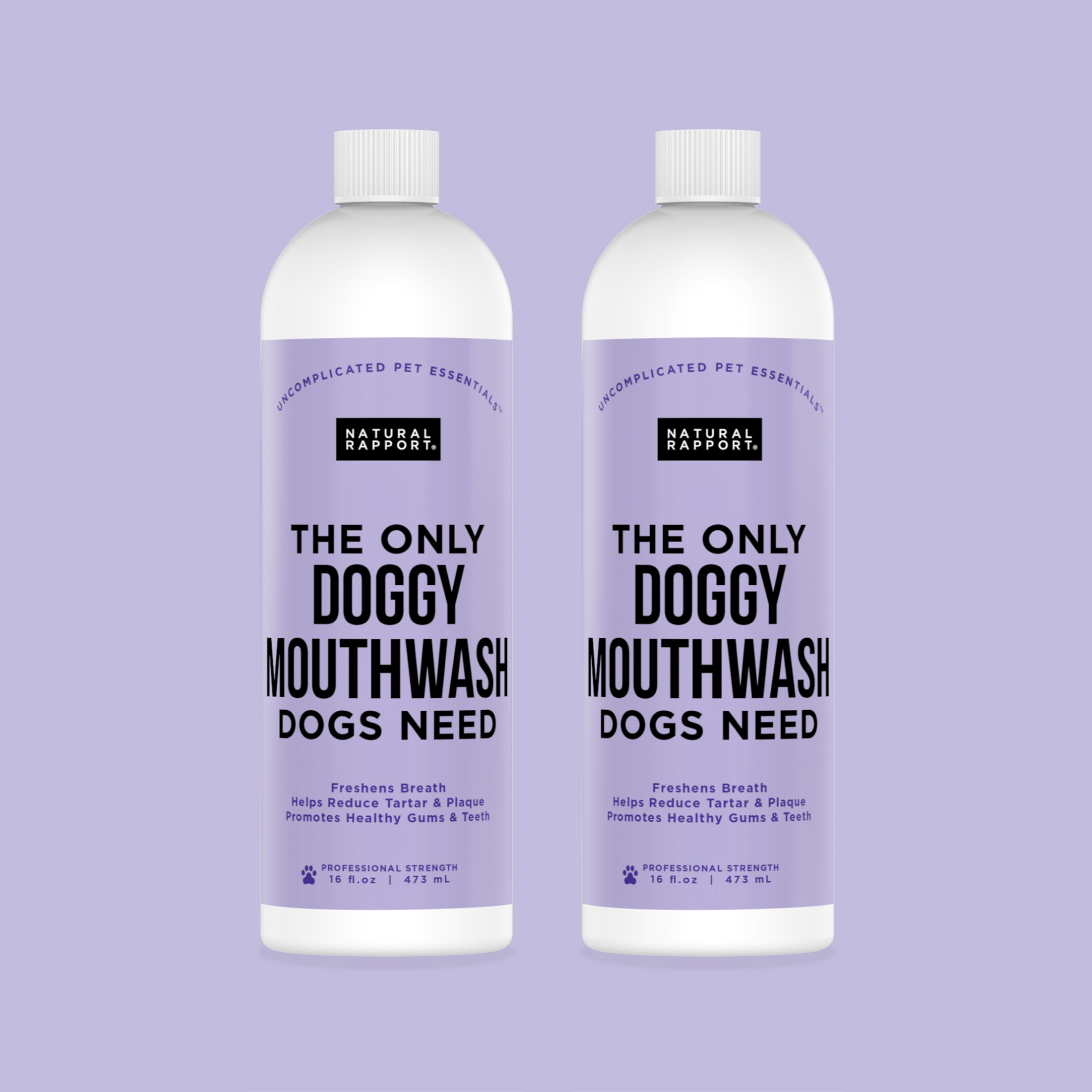 The Only Doggy Mouthwash Dogs Need - 2 pack