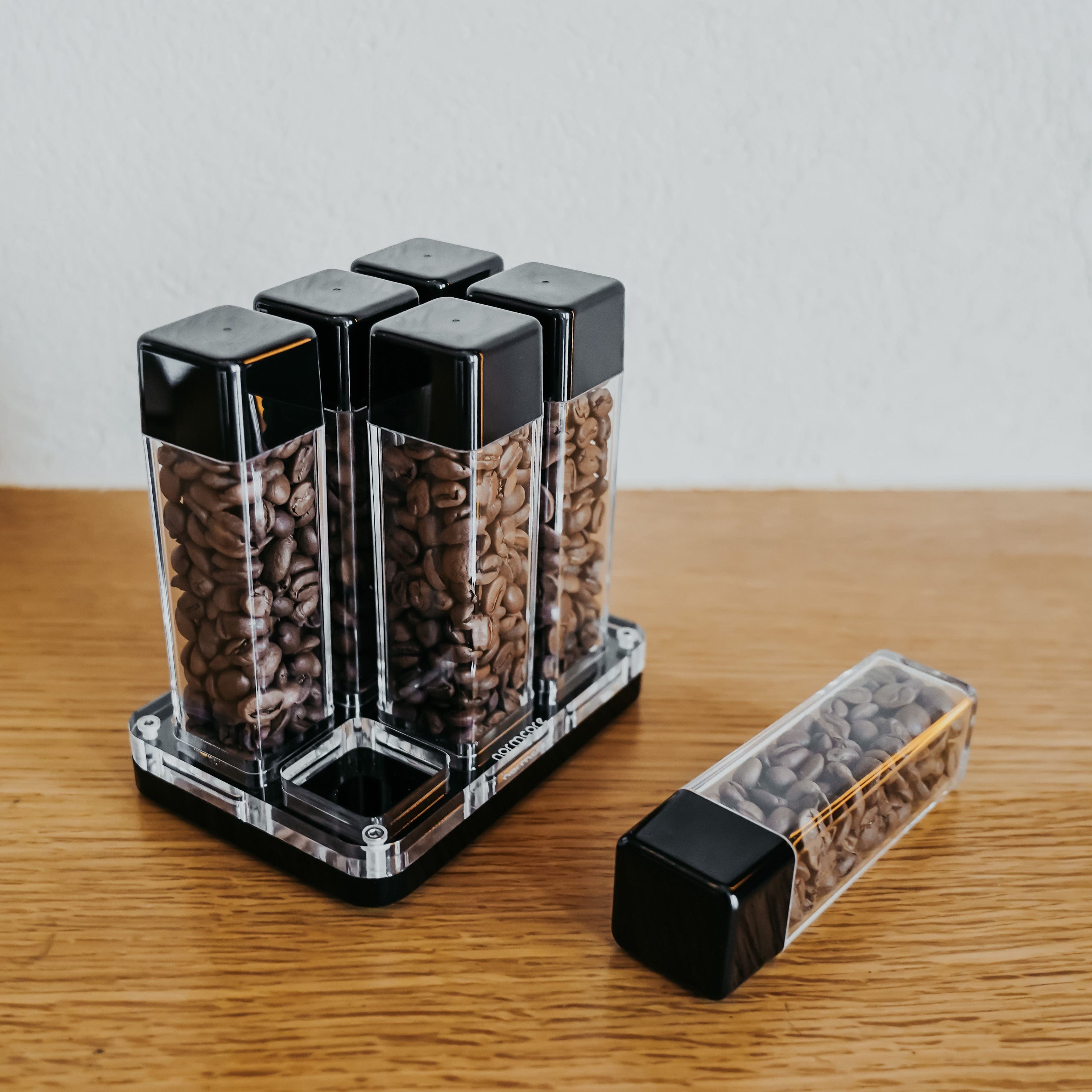 Normcore / 6 TUBES COFFEE BEAN CELLARS WITH STAND