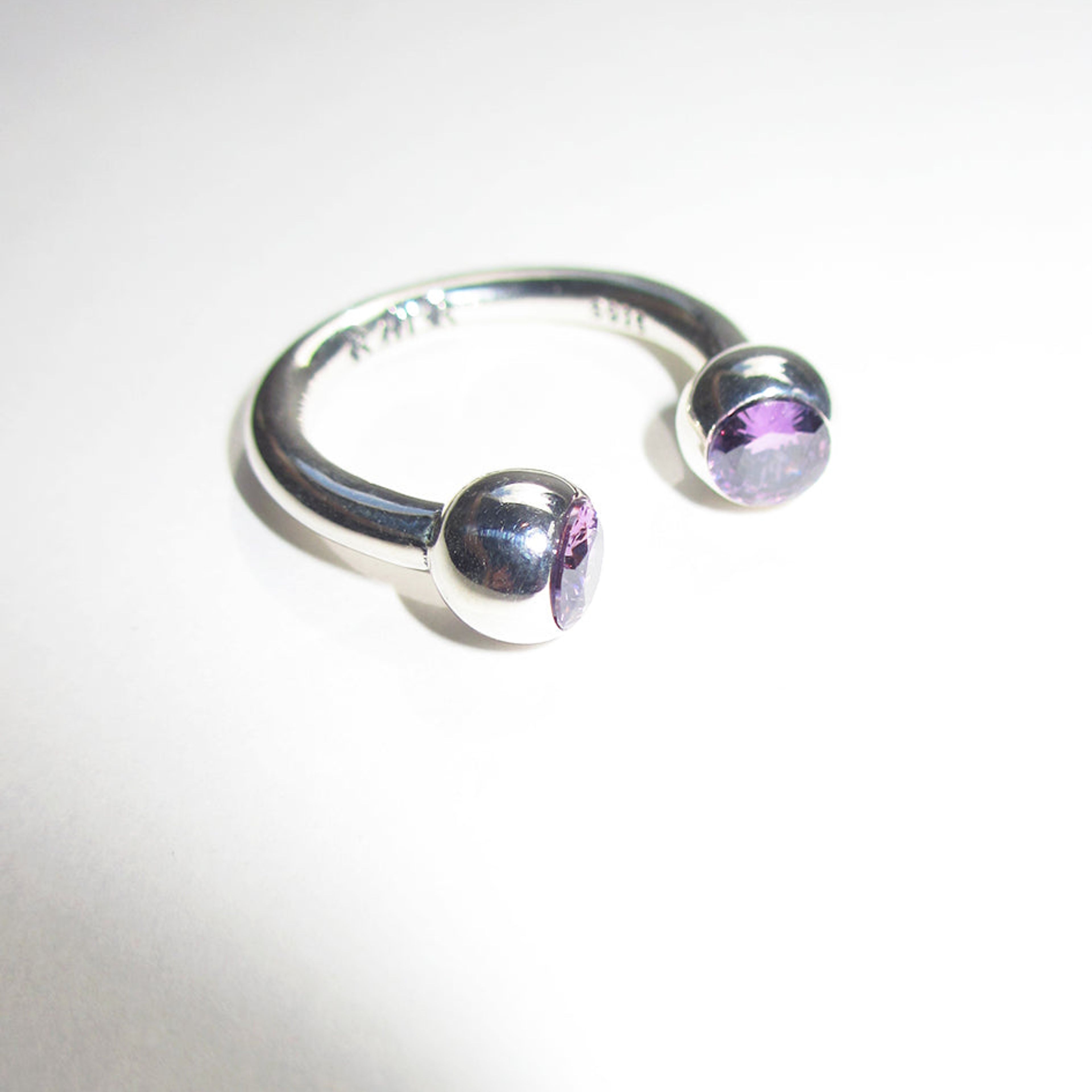 The Pierced Ring Purple