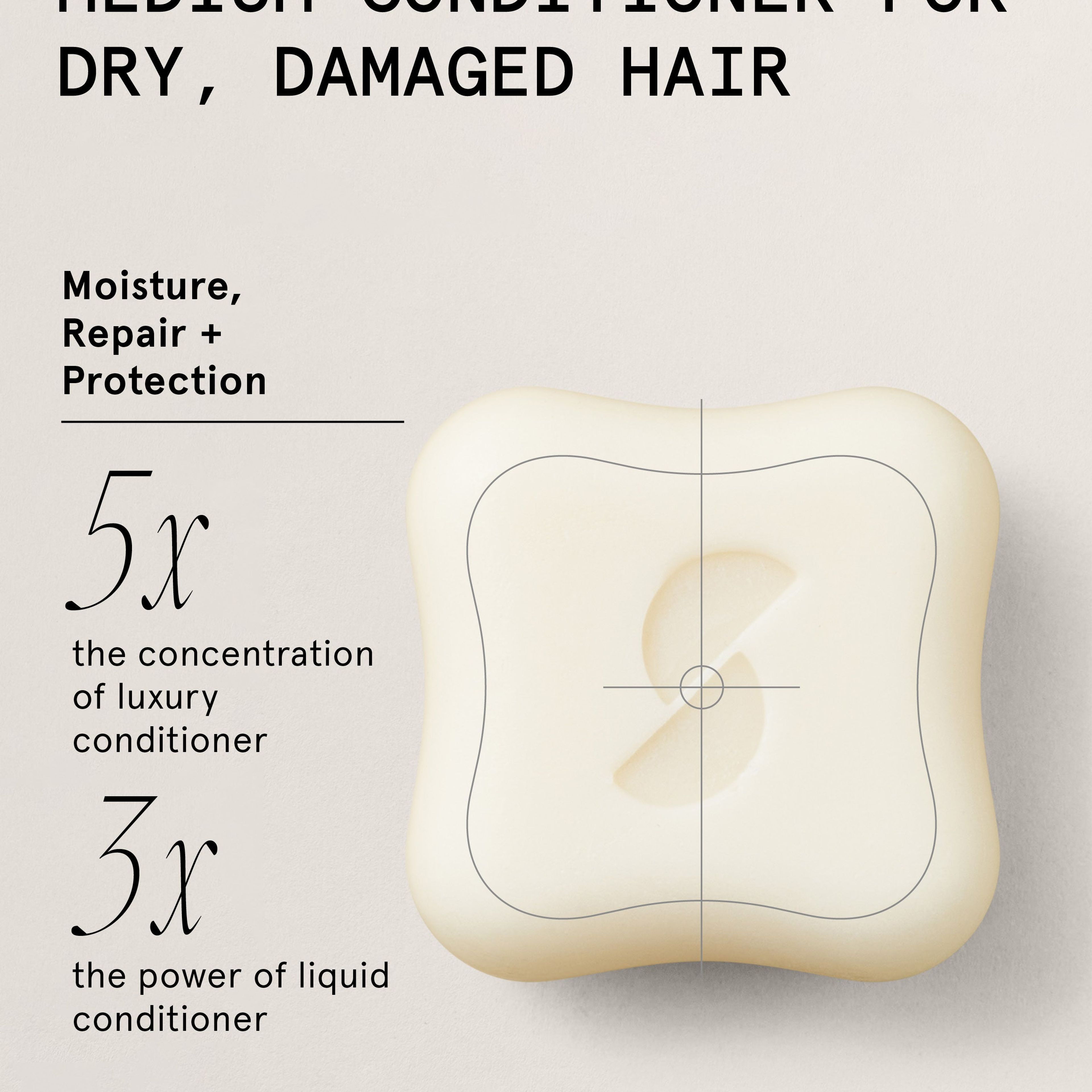 Medium Intensity Conditioner for Dry, Damaged Hair and Light Frizz