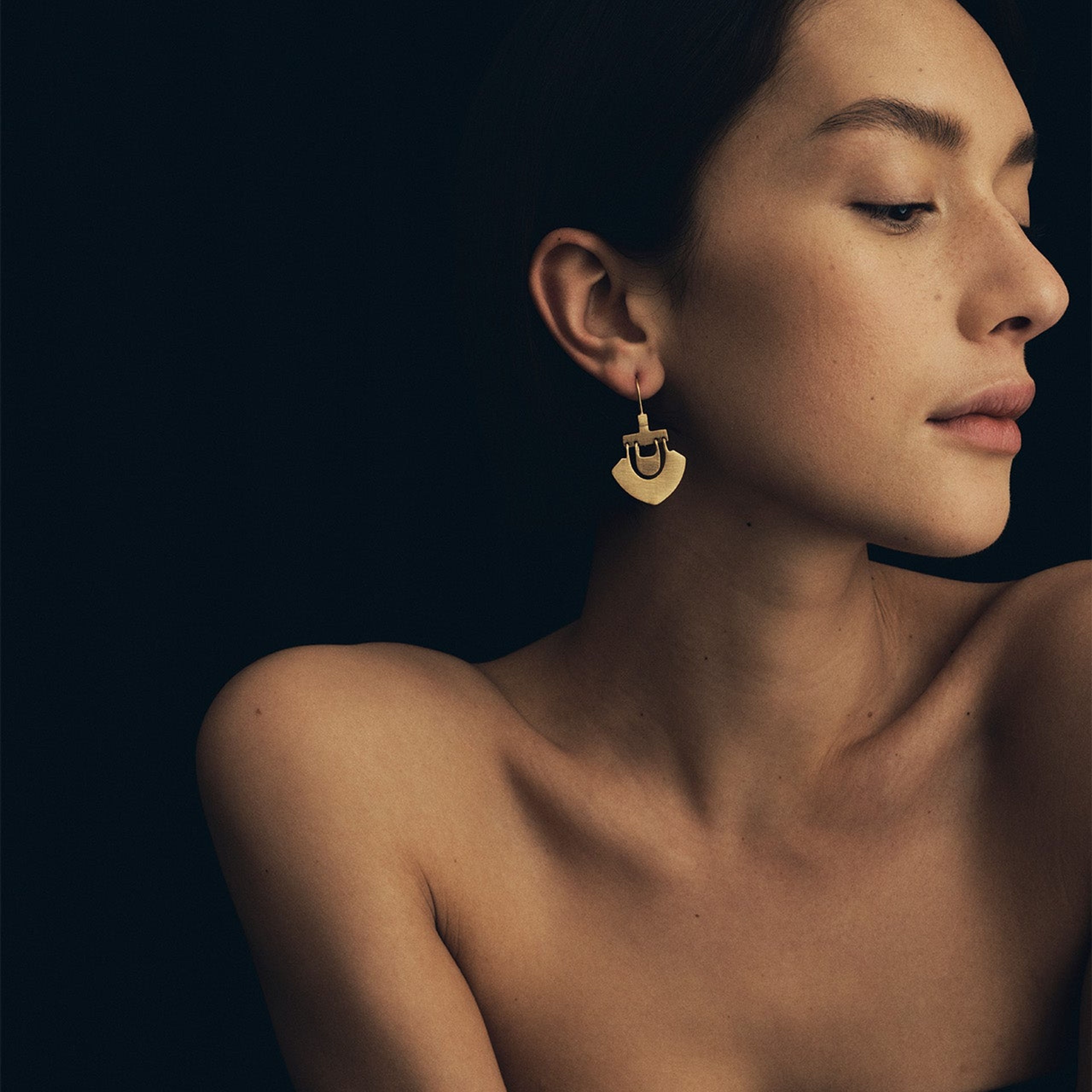 Lilu Earrings Gold Vermeil