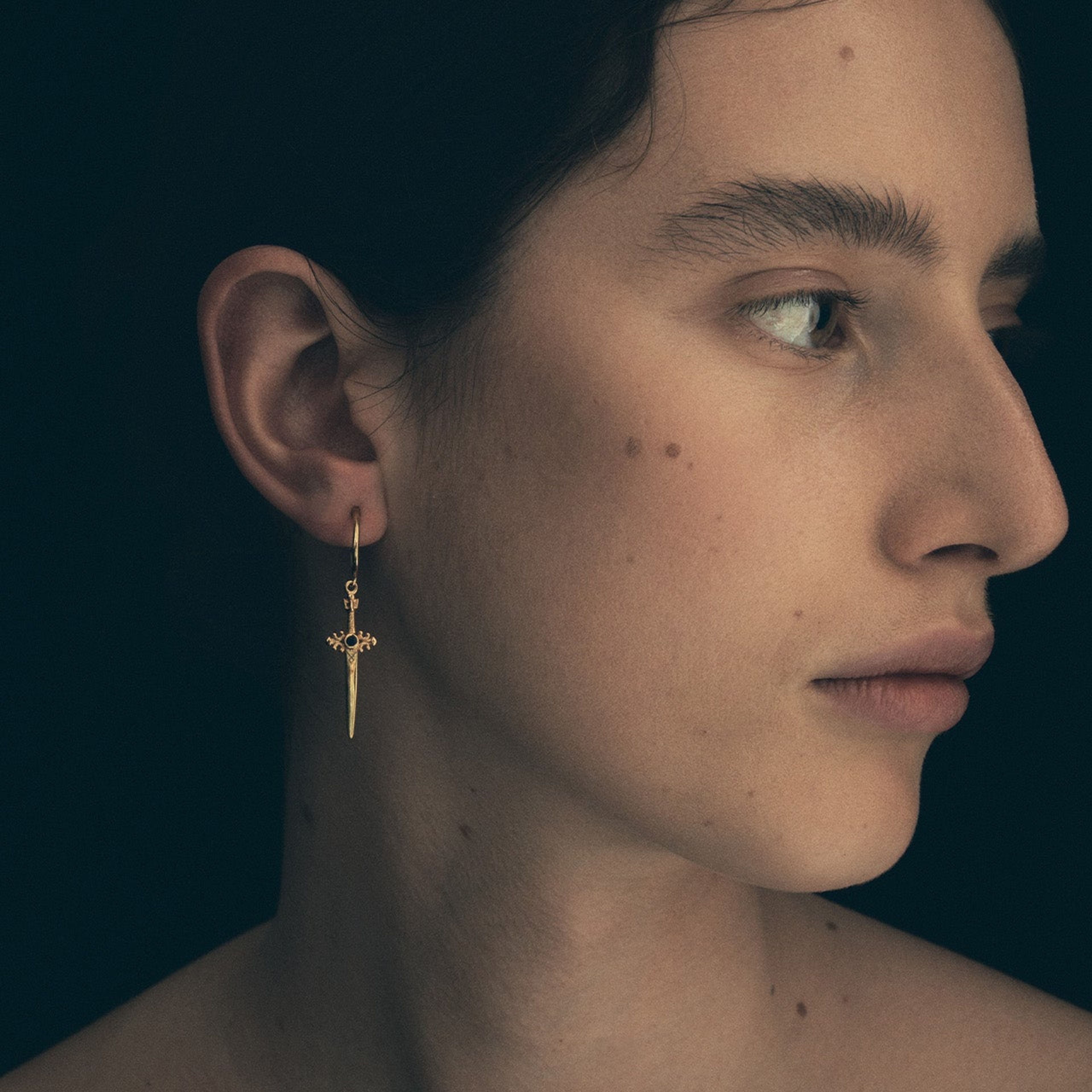 Themis Earrings Gold Vermeil