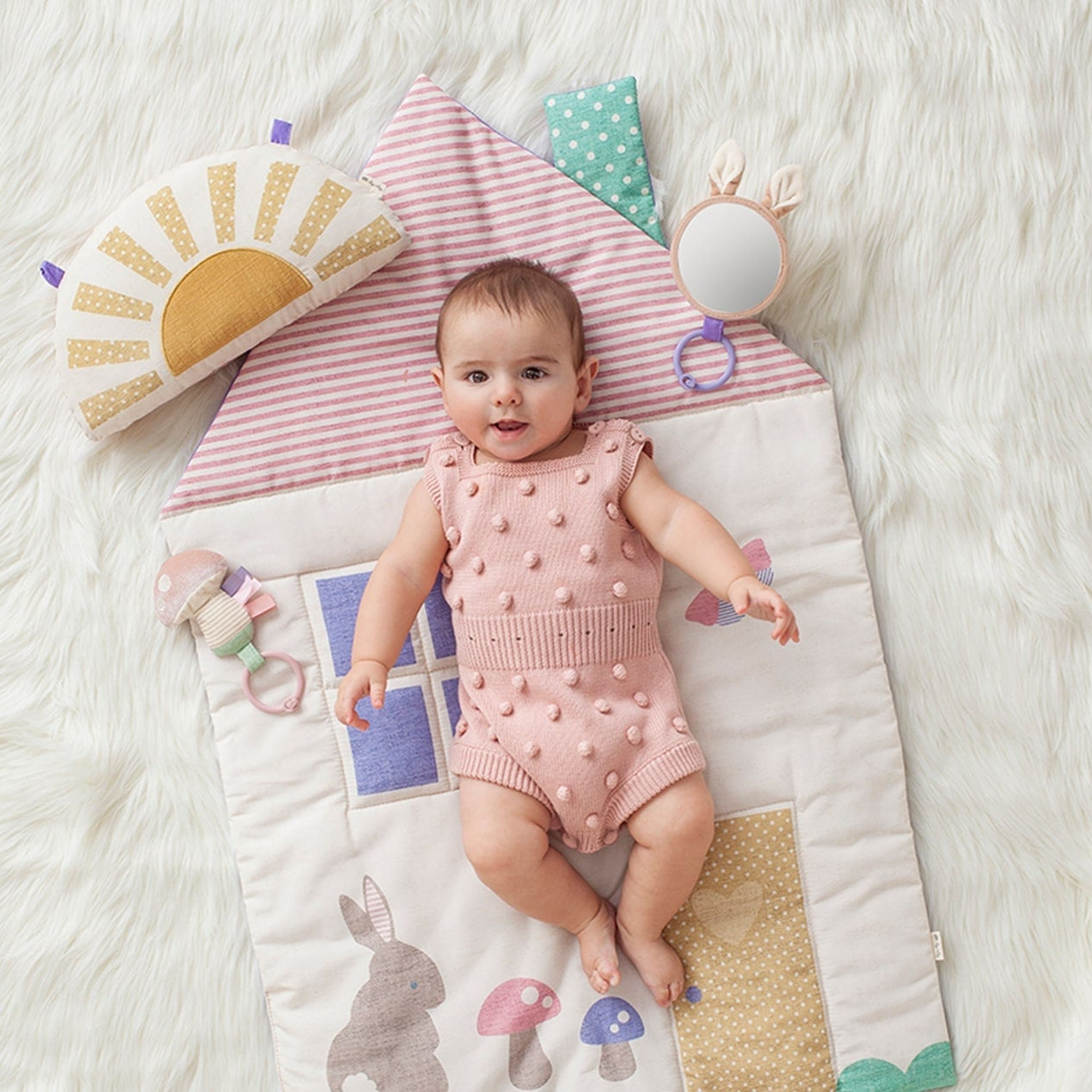 Tummy Time Cottage Play Mat