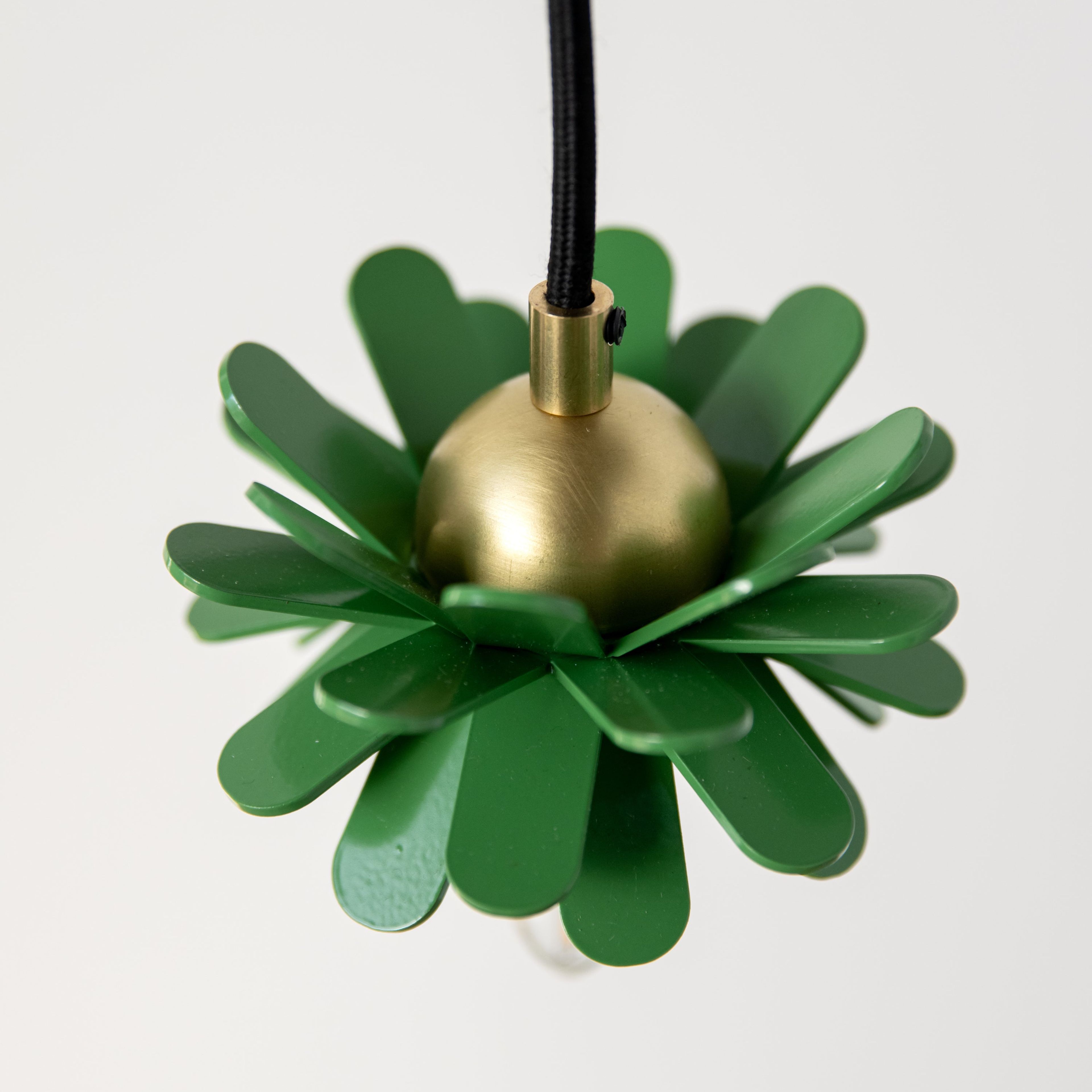 Mini Flutter Flower Pendant (Green)