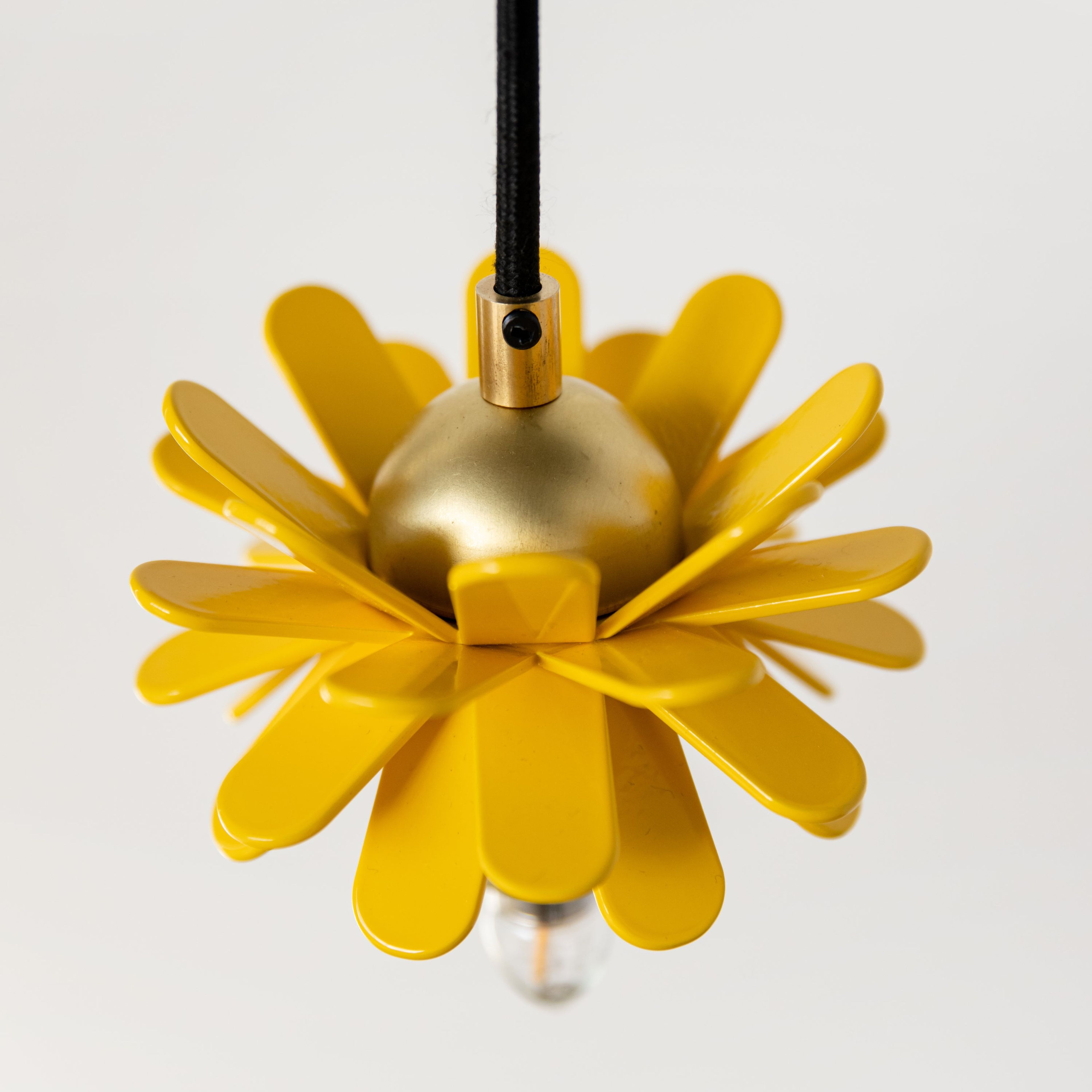 Mini Flutter Flower Pendant (Yellow)
