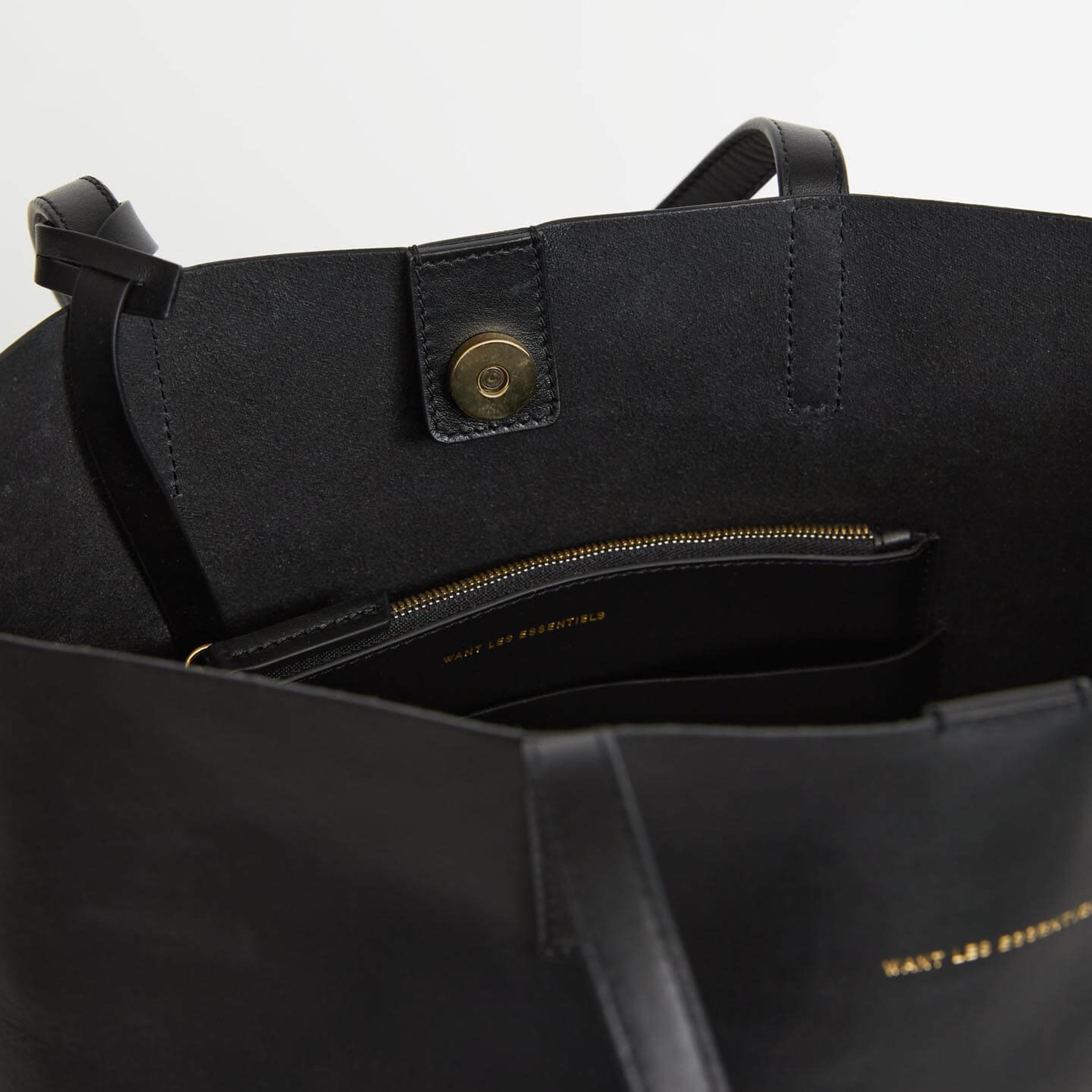 Logan Vertical Leather Tote