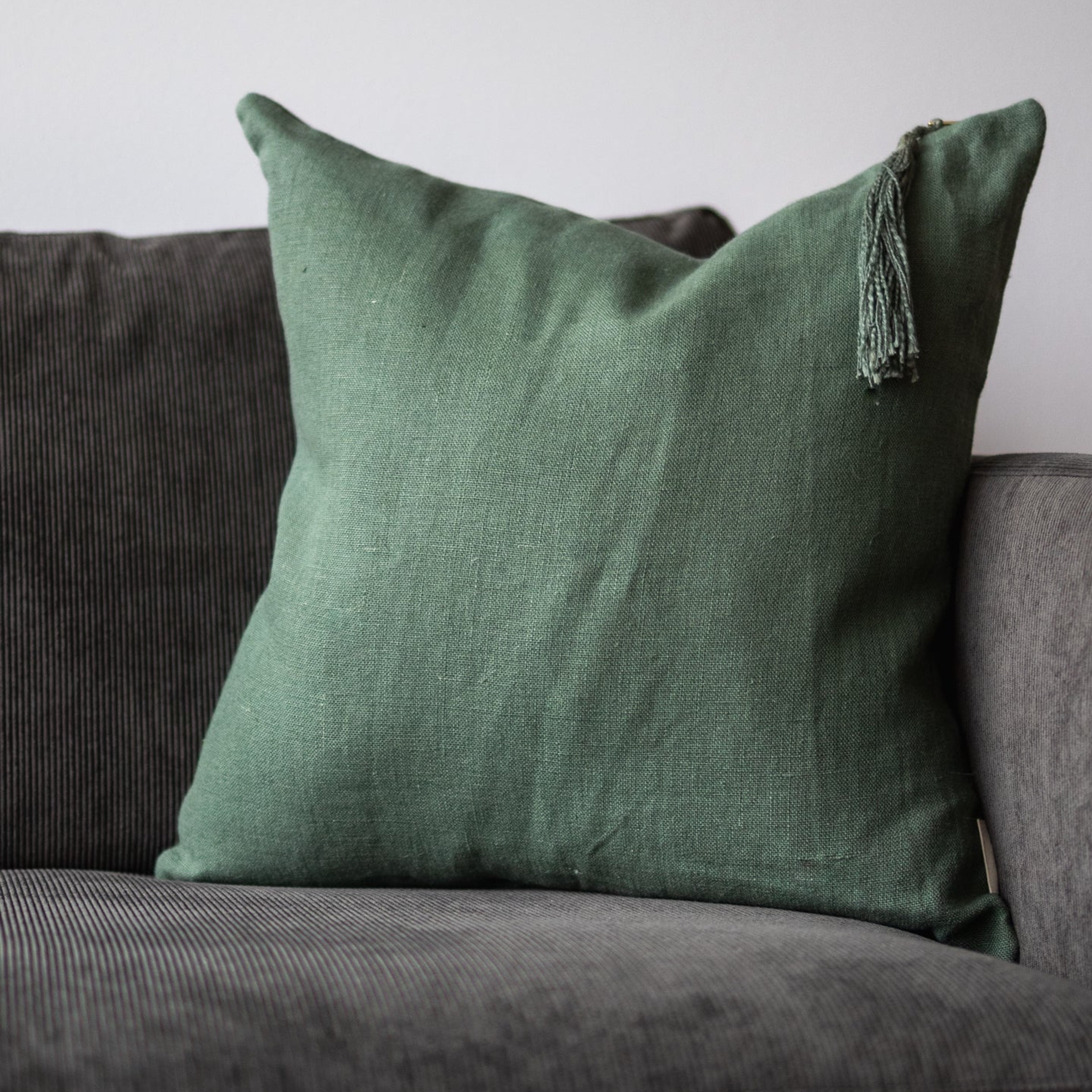 Chiara Organic Linen Throw Pillow