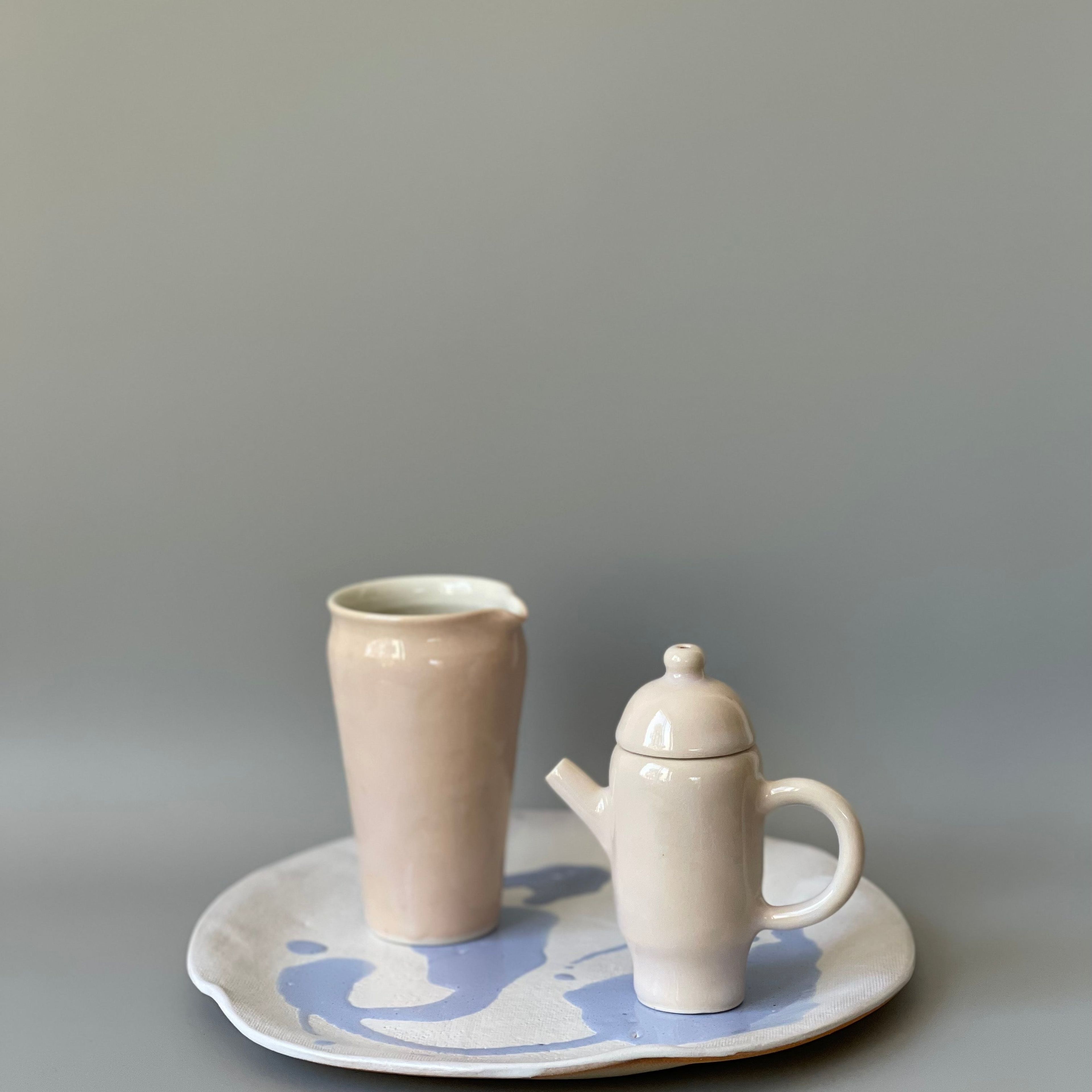 "Lavender" Tableware / Decor Plate/ Tea Tray (Round)