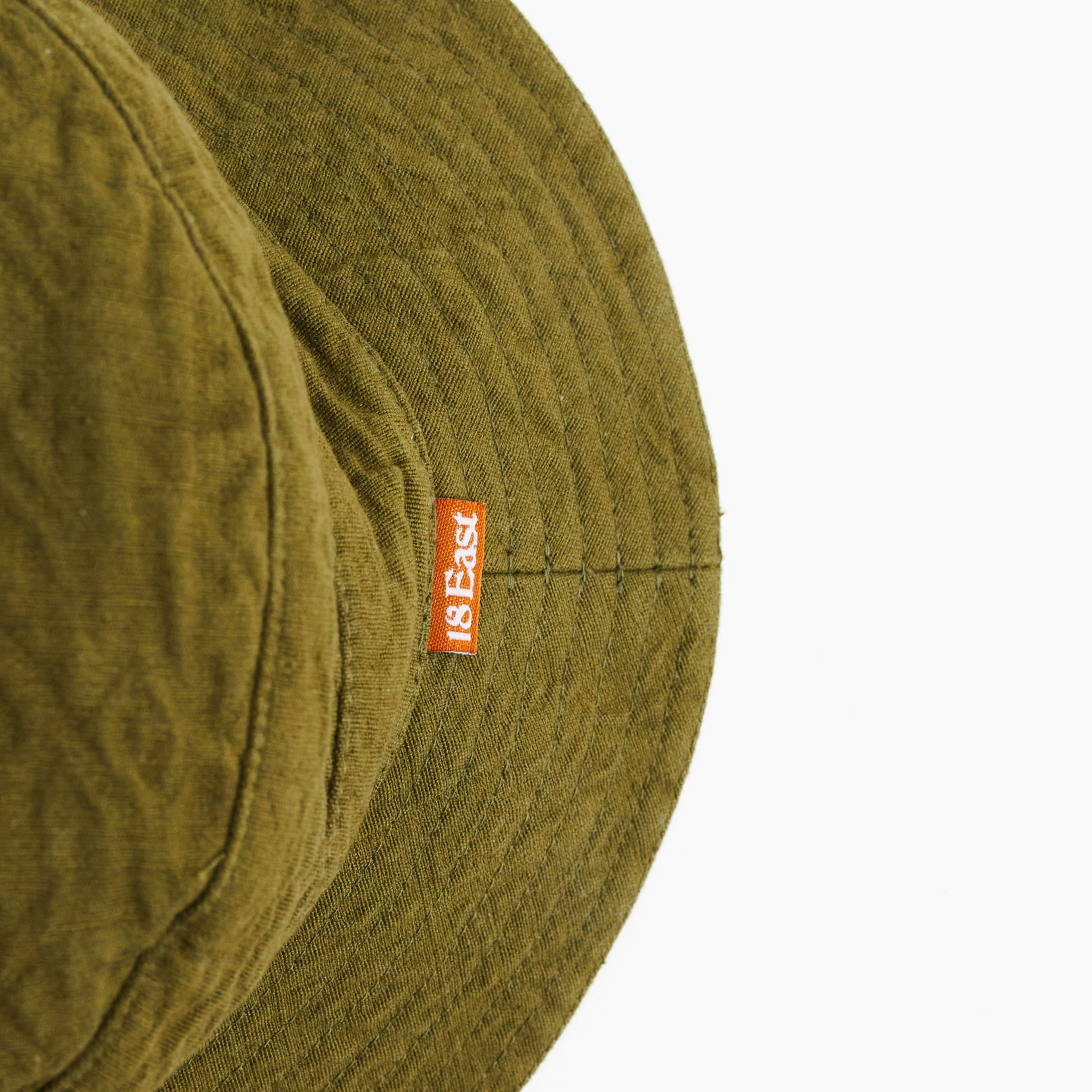 Papik Bucket Hat - O.D. Green Double Weave Jacquard Cotton