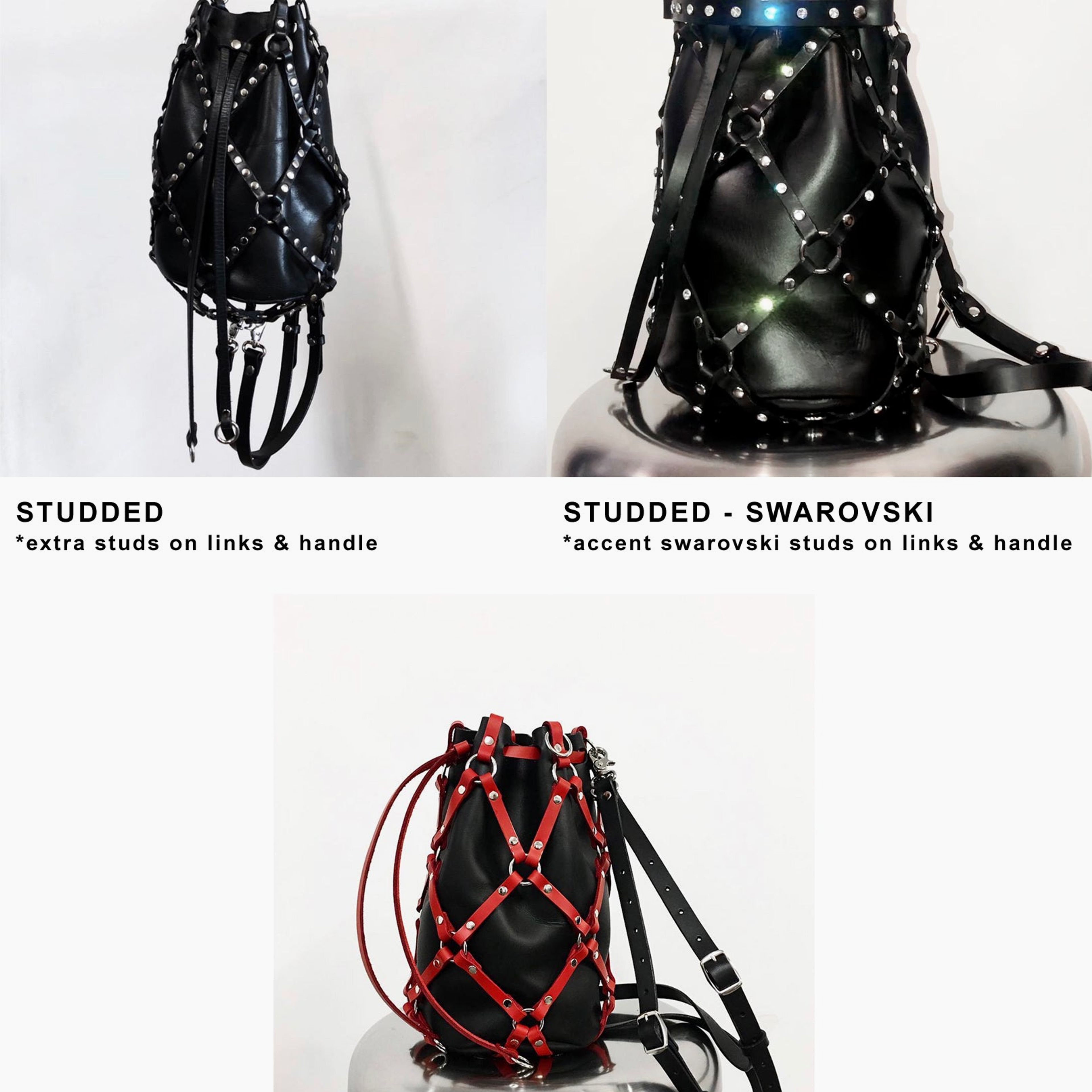 Medium Linked Bucket Bag + Backpack