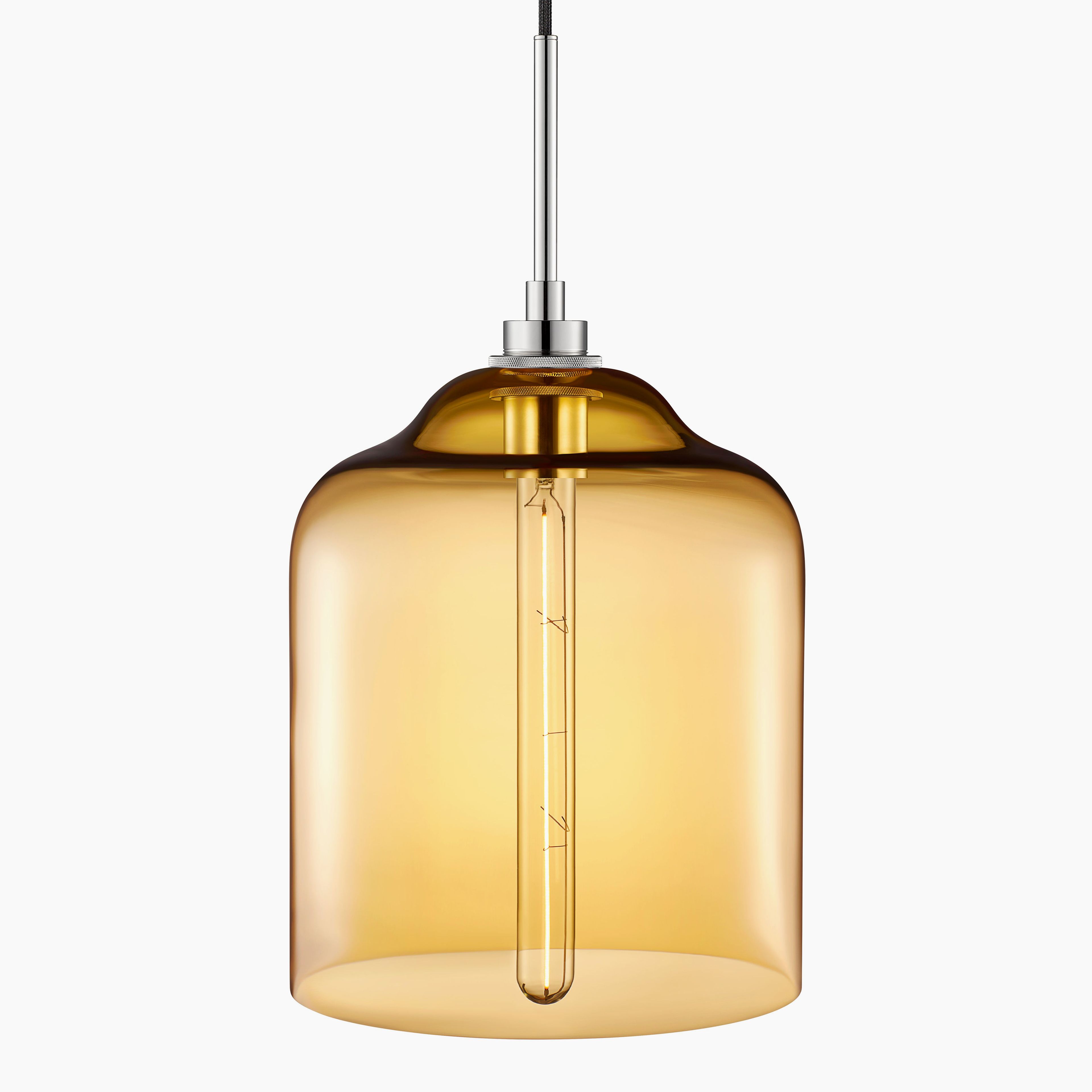 Bell Jar Glass - Amber