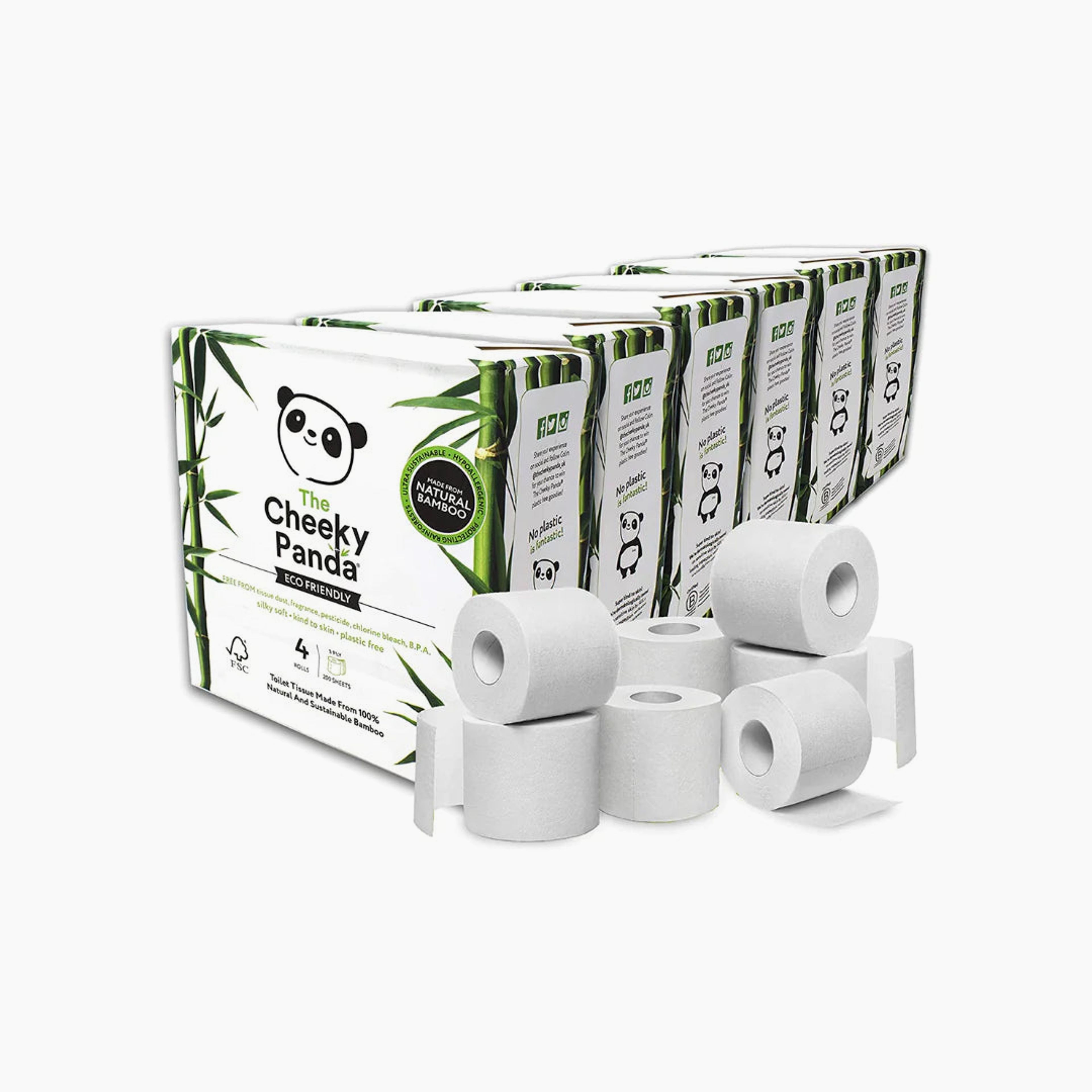 Bamboo Toilet Paper | 24 Rolls | Eco Friendly