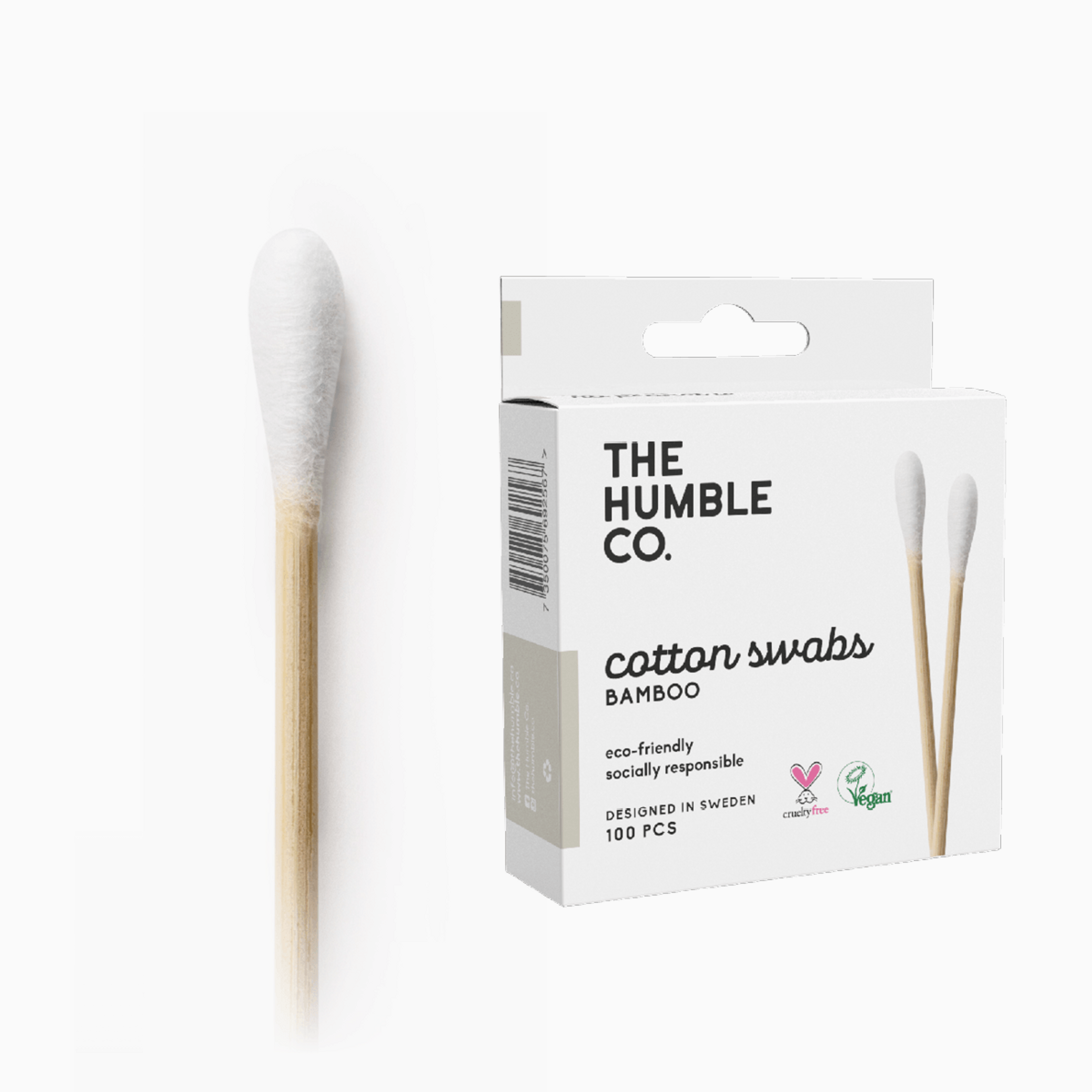 Cotton Swabs - White 100-pack