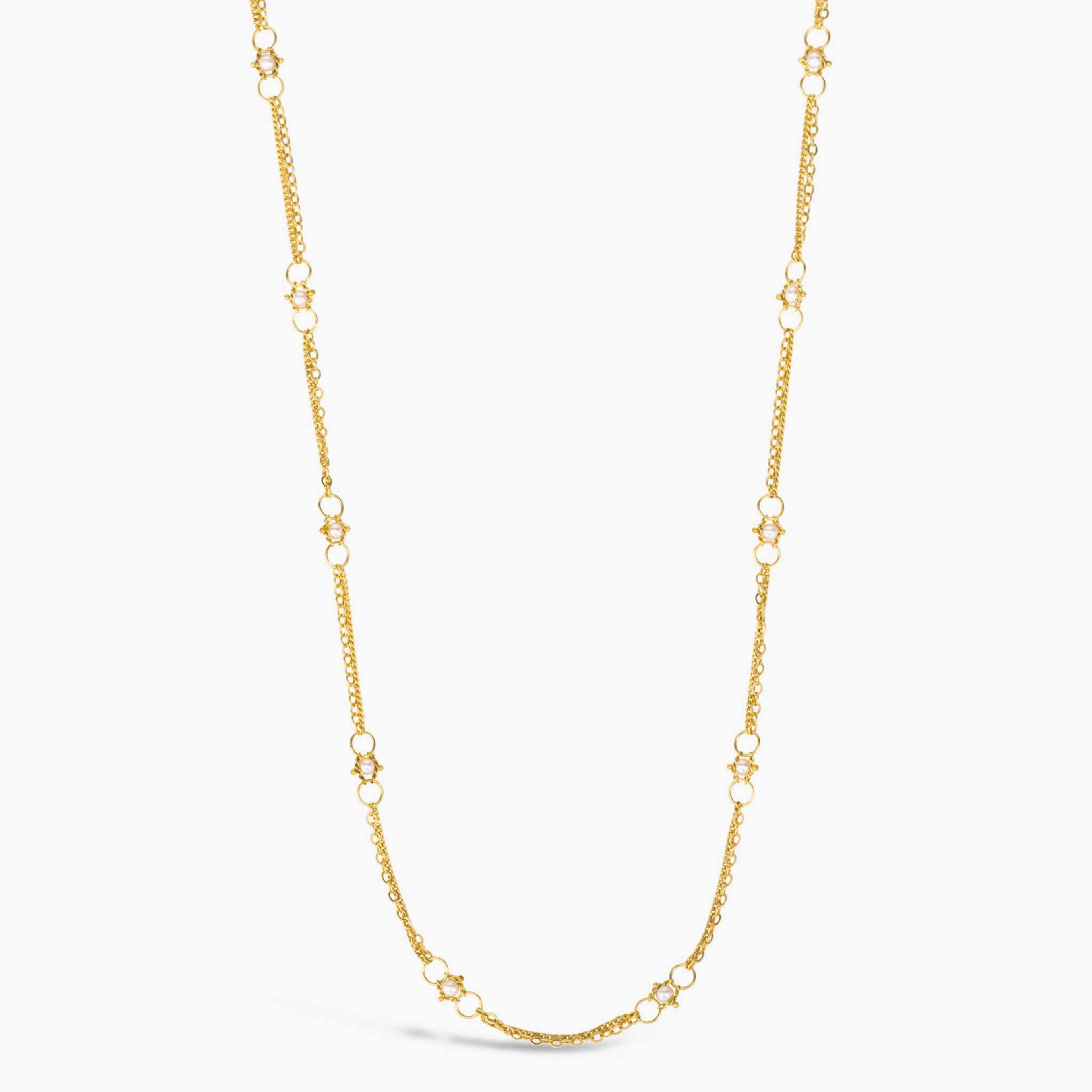 Whisper Chain Necklace in Pearl