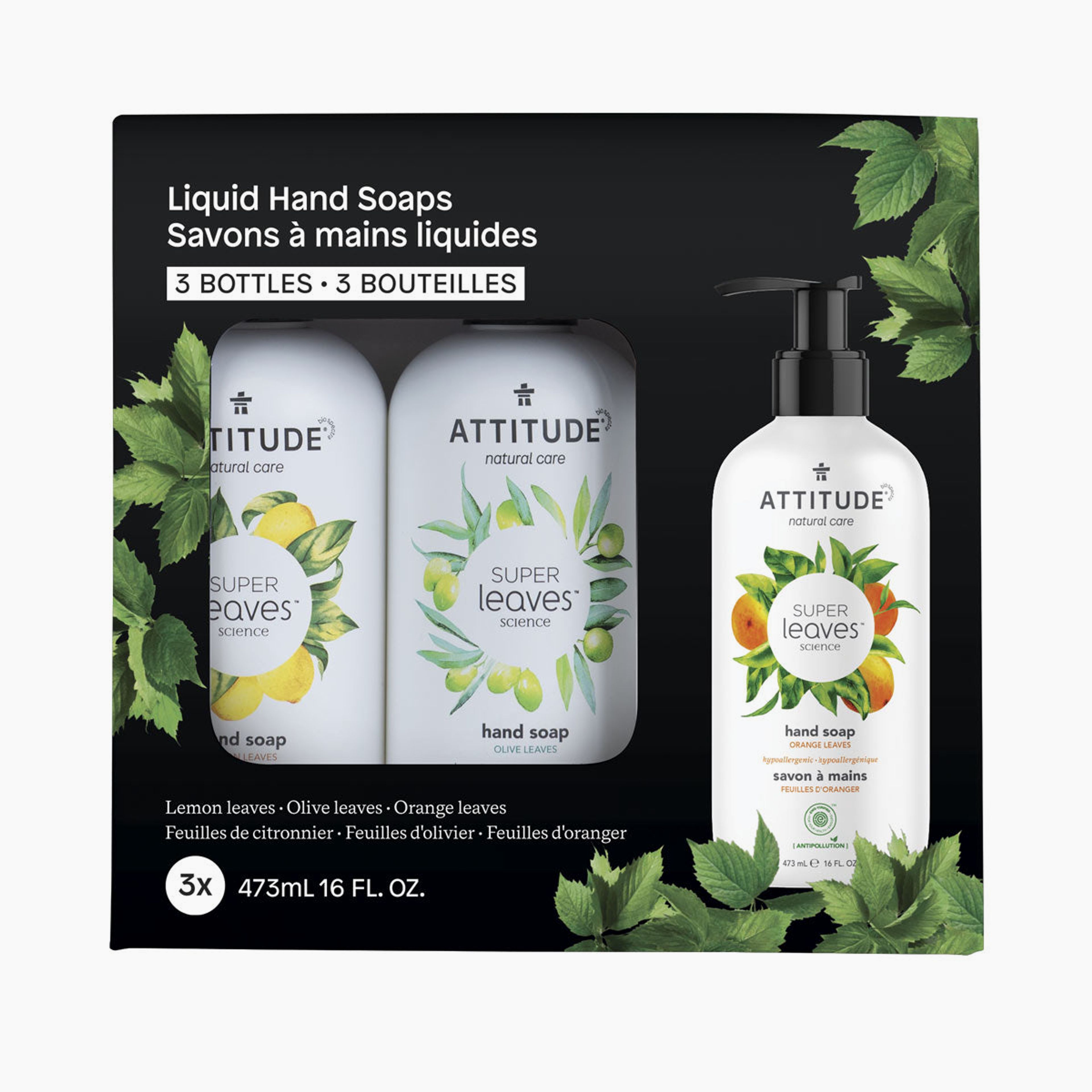 Bundle 3 Liquid Hand Soap : SUPER LEAVES