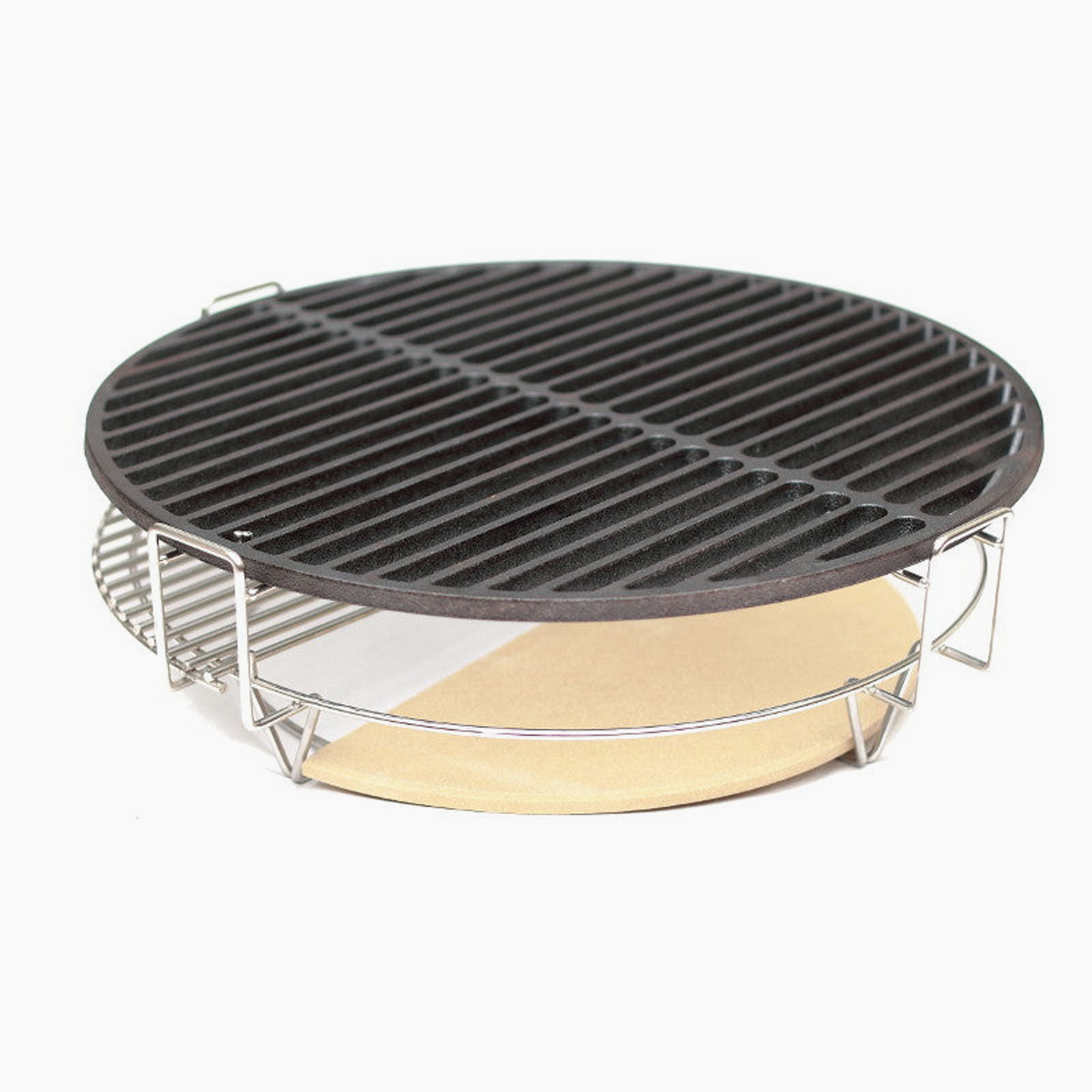 Cast Iron Cooking Grate, 18 Inch - Designed for the Big Green Egg