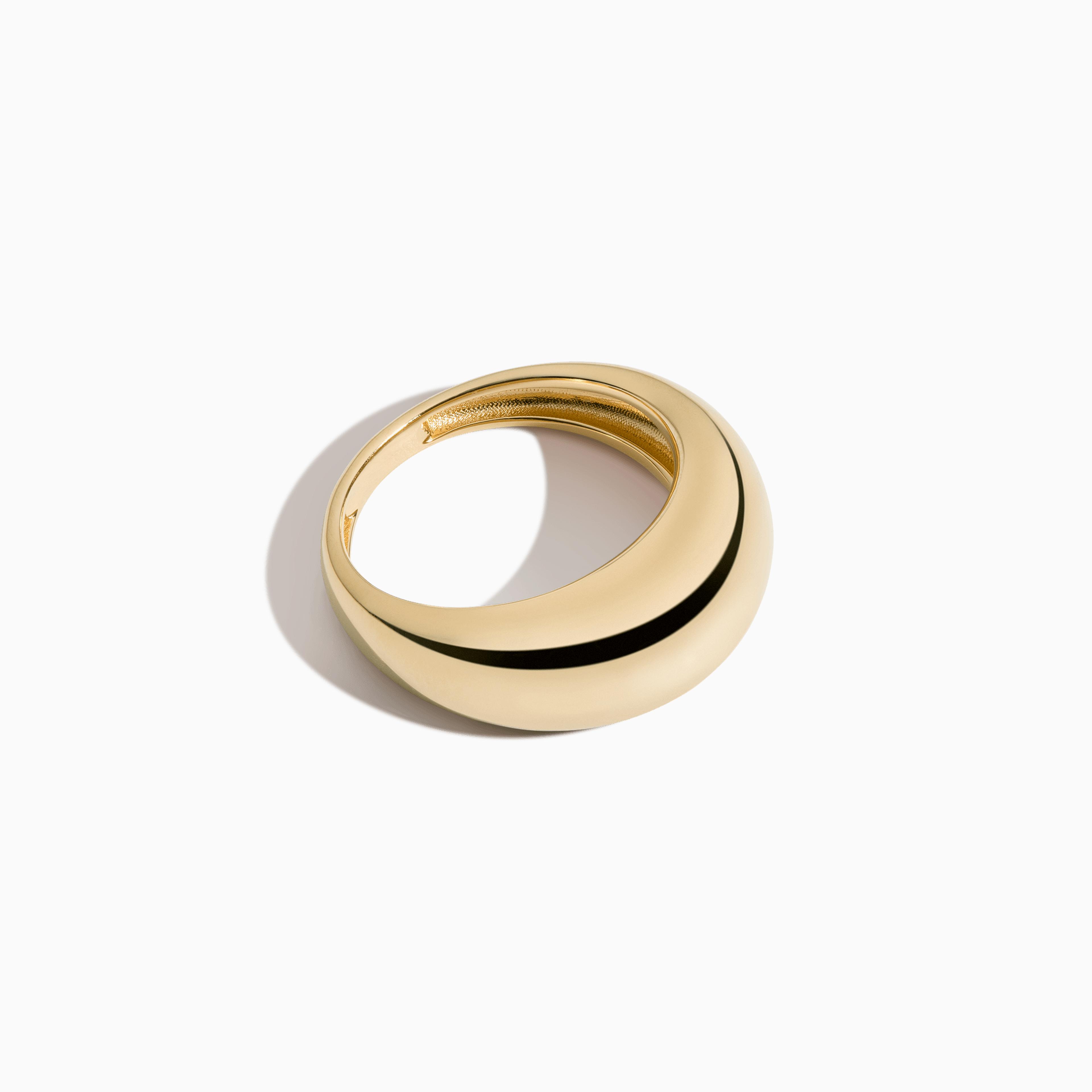 Gold Smooth Arch Ring
