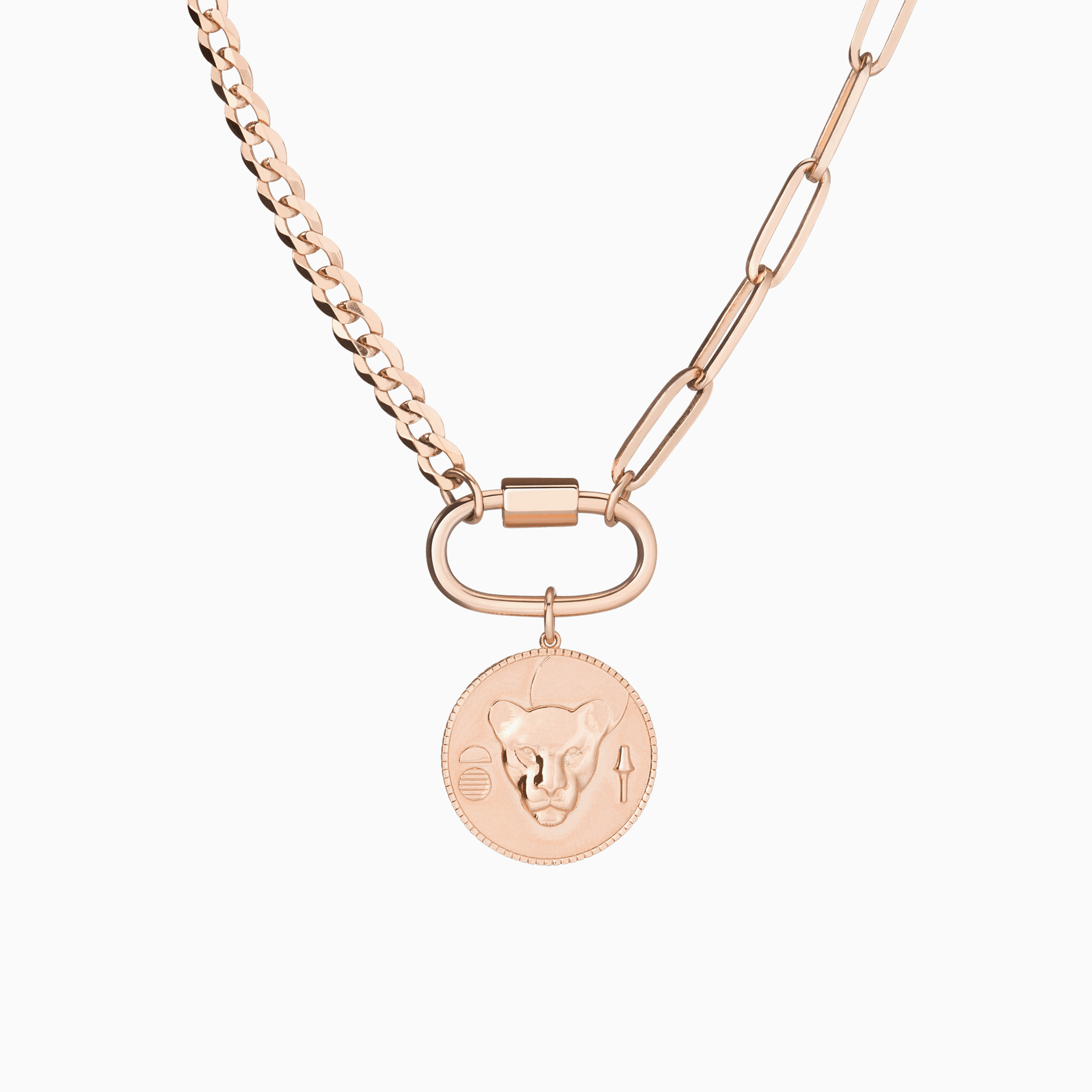 AURATE X KERRY: Lioness Pendant Necklace