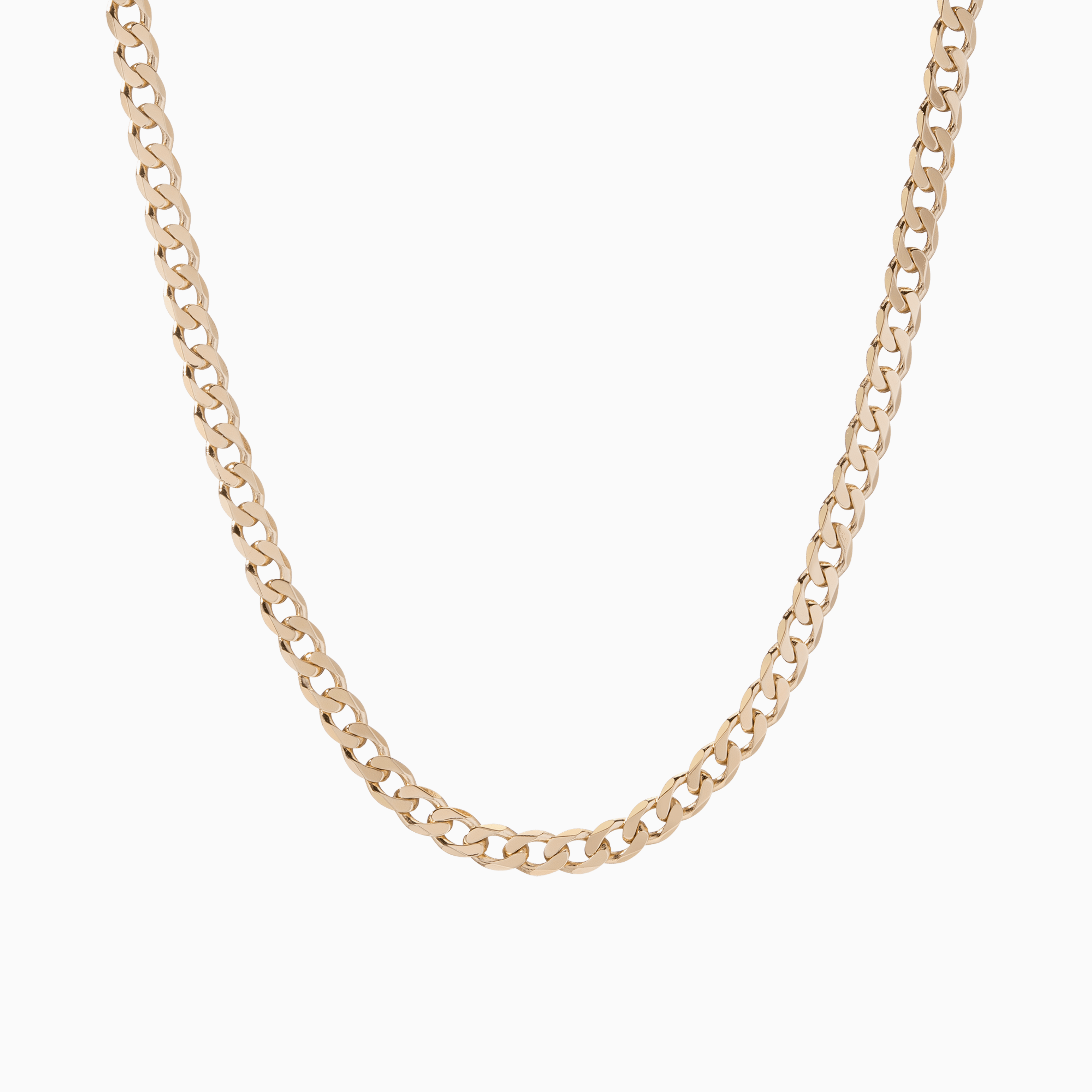 XL Gold Curb Chain Necklace