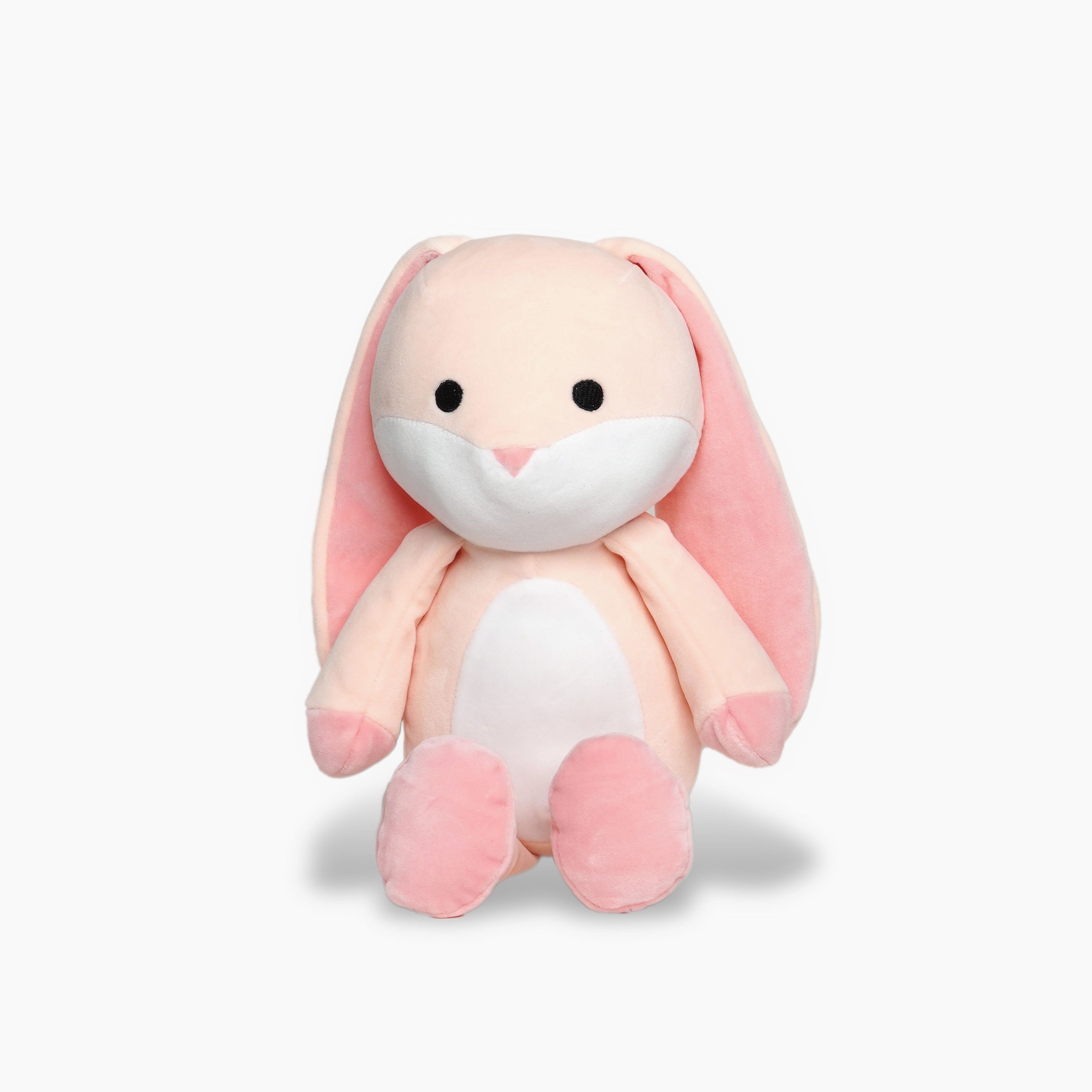 Avocatt Huggable Pink Rabbit Plush Stuffed Animal
