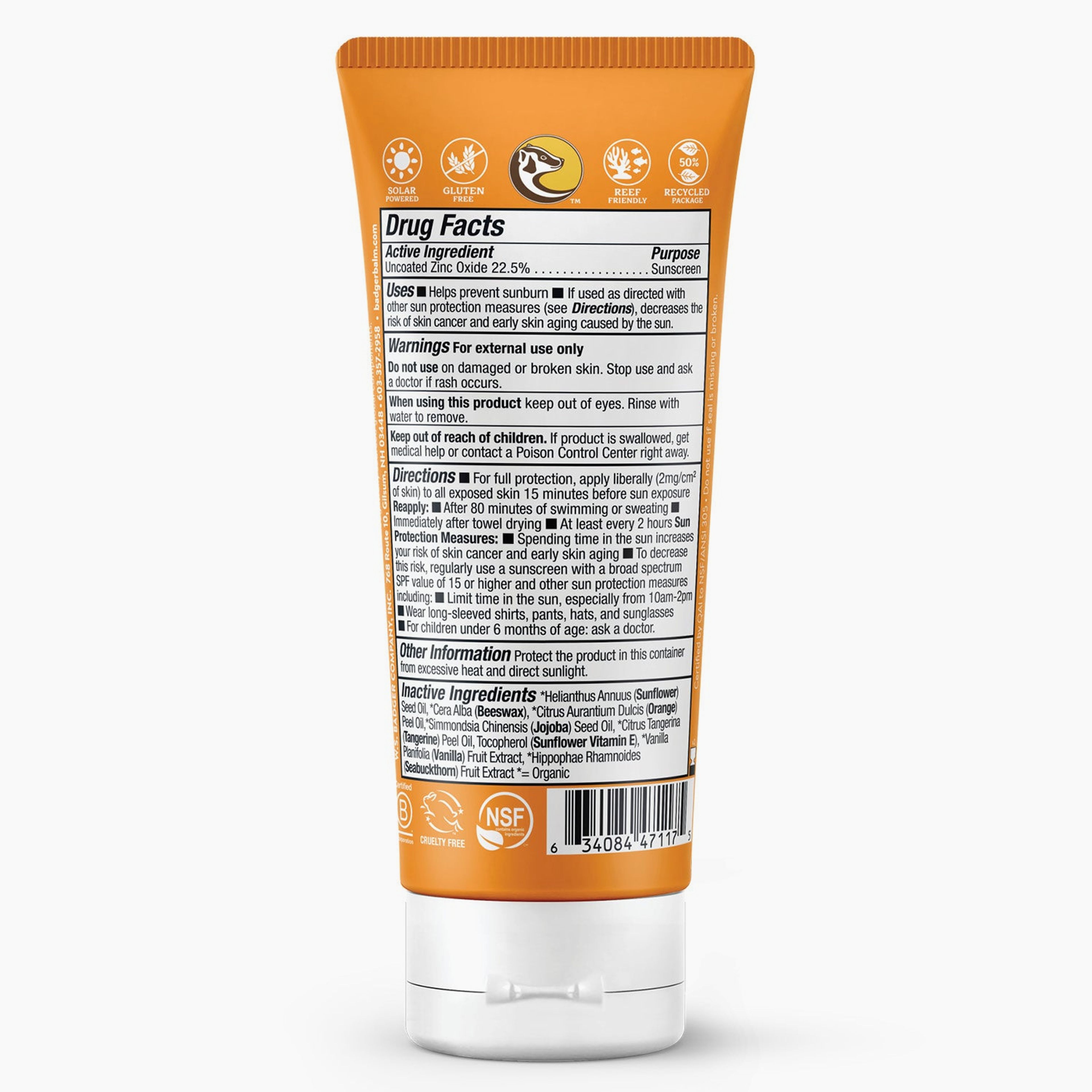 Kids Mineral Sunscreen Cream - SPF 40