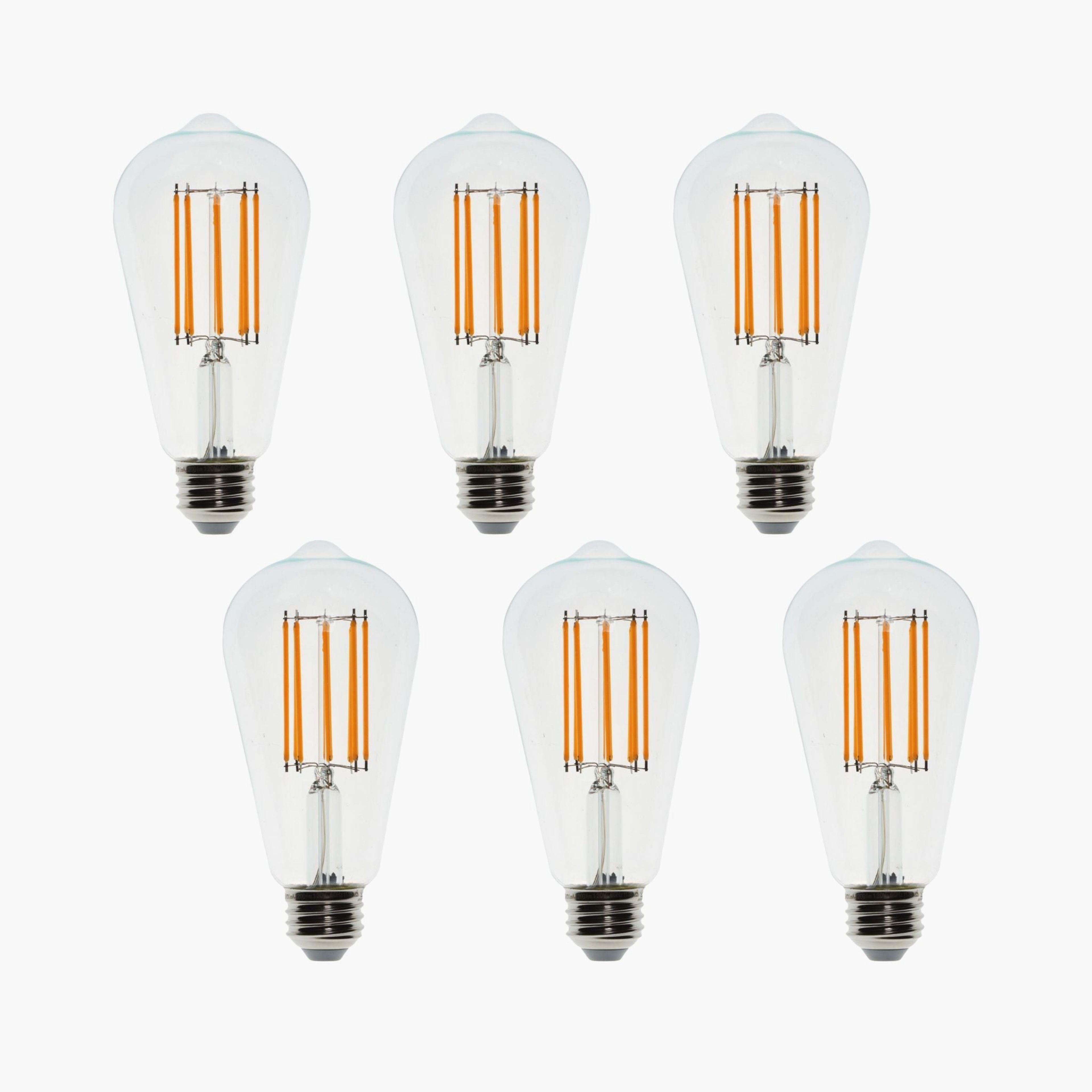 10 Watt LED Filament Bulb (2700k) - Dimmable & Energy-Efficient | Bicycle Glass Co.