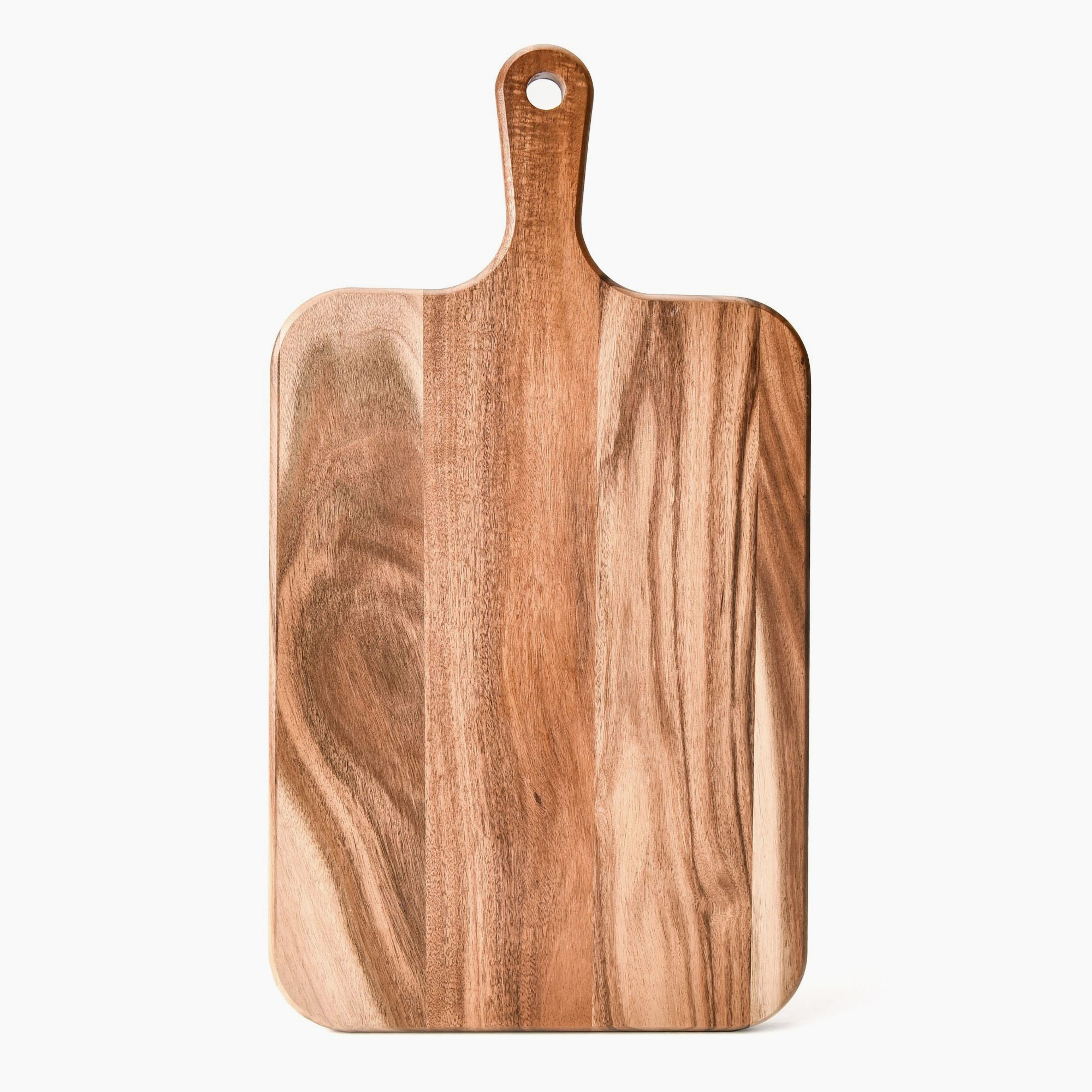Acacia Wood Cutting Board Large Charcuterie Board Serving Tray w/ Handle