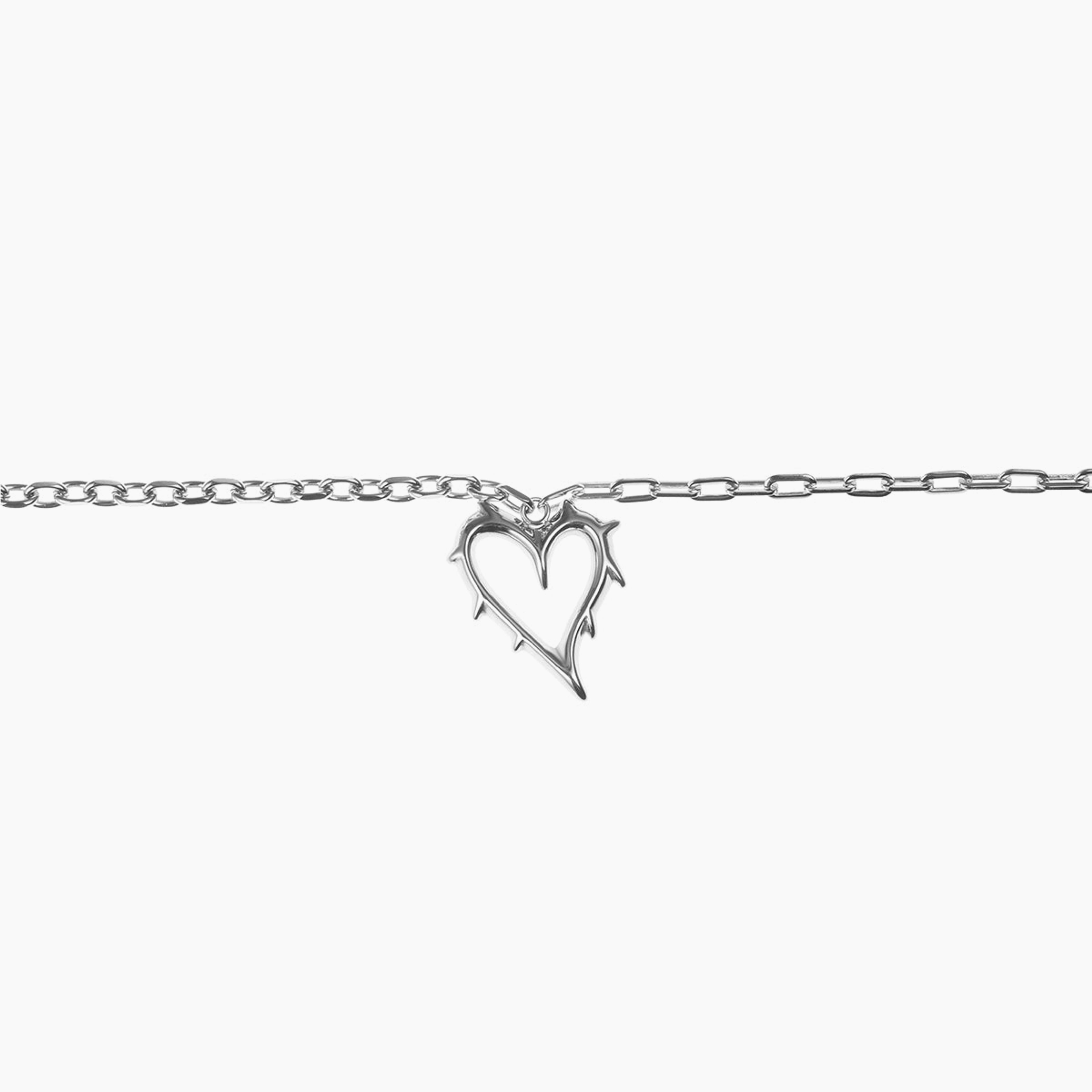 Lover Series Spiked Heart Necklace