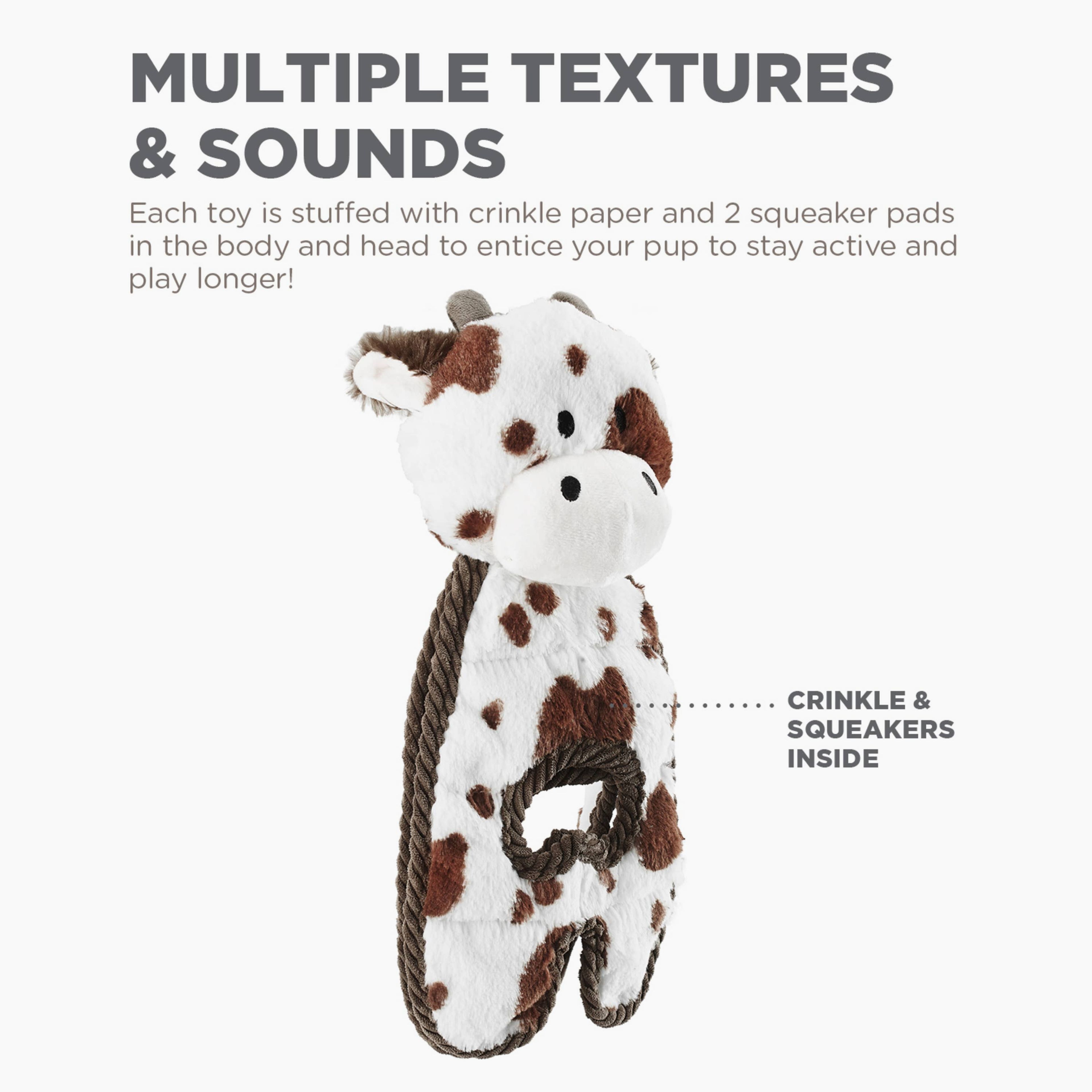 Cuddle Tugs Cow Plush Toy