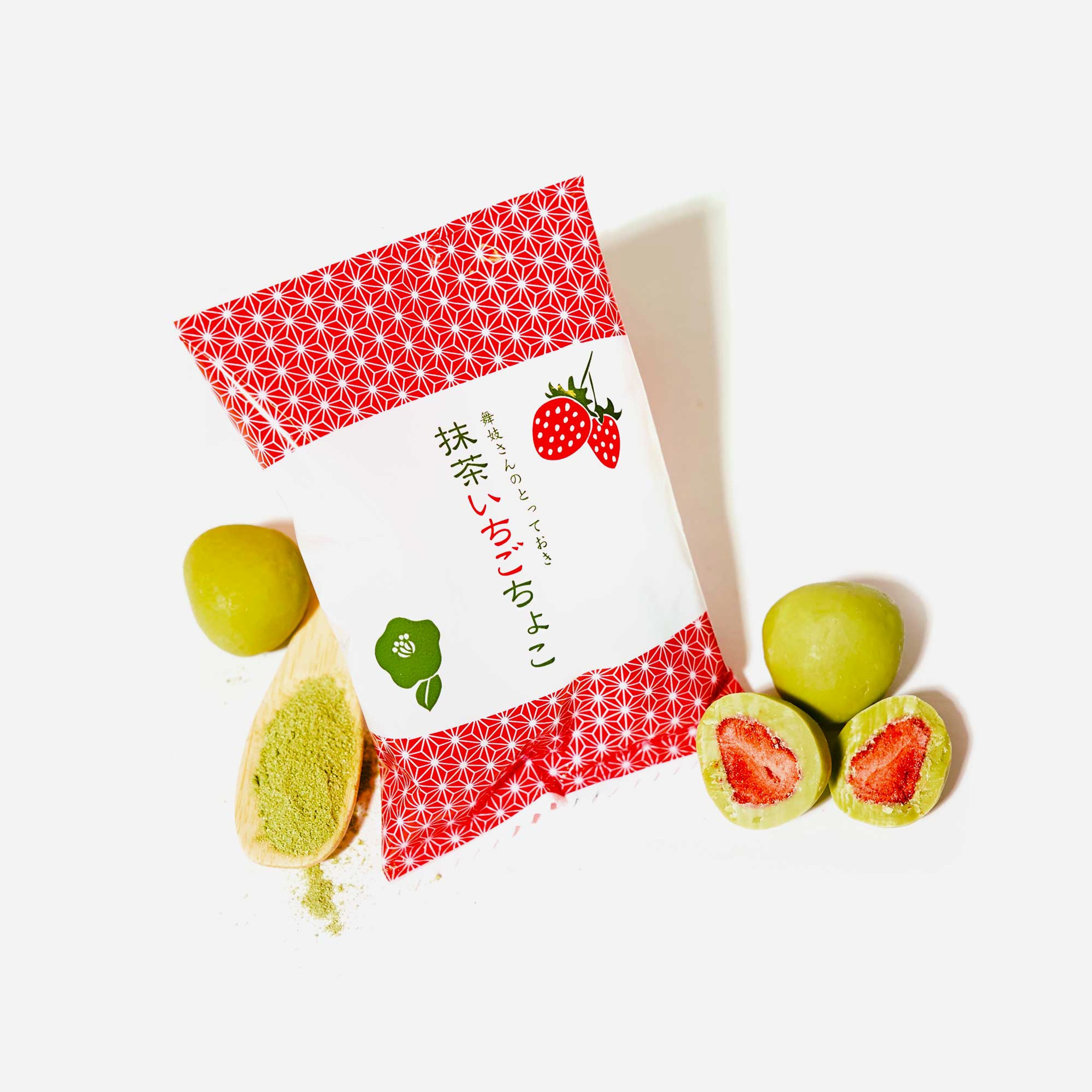 Matcha Chocolate-Covered Strawberry (5 Packs)