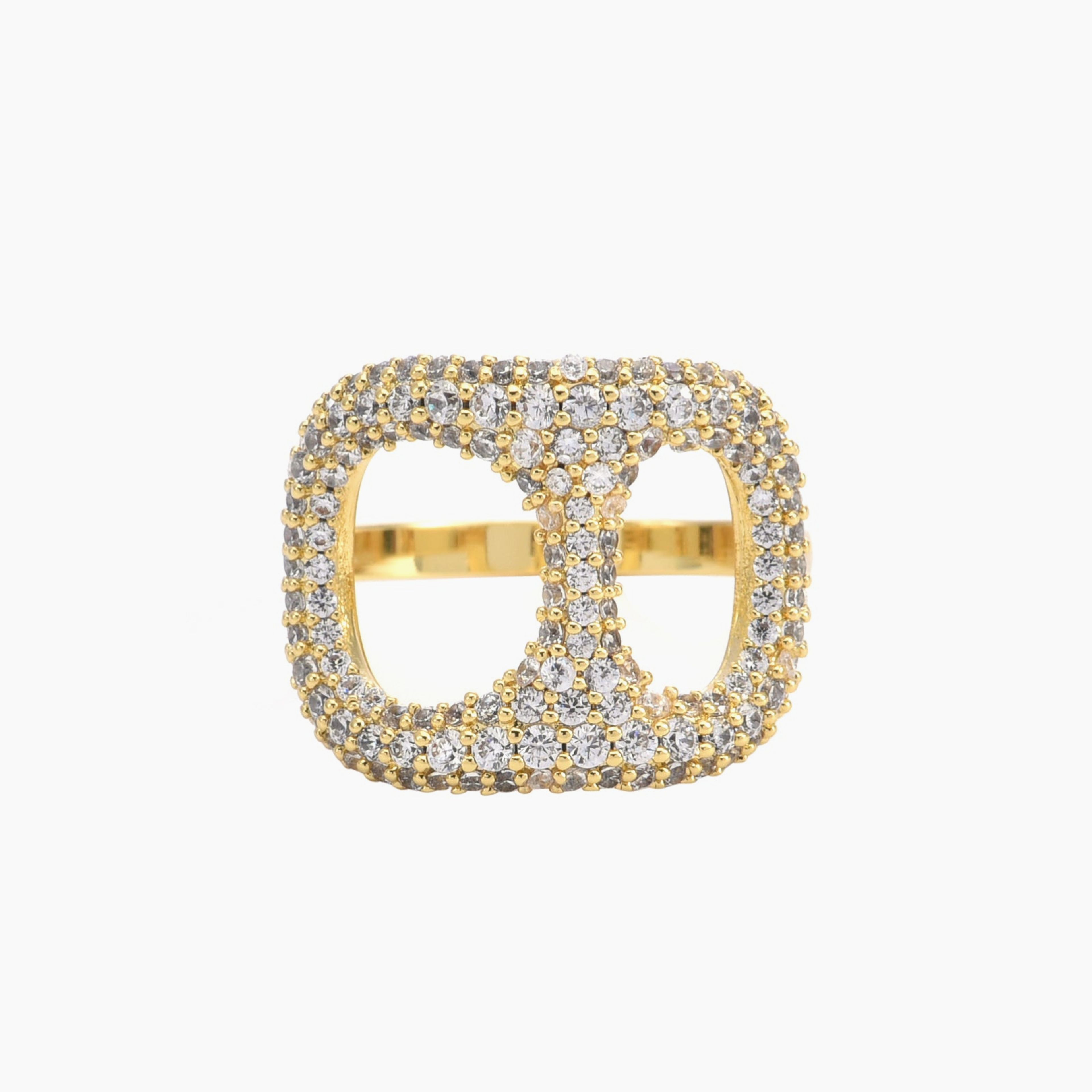 Micropave Pop Drop Ring
