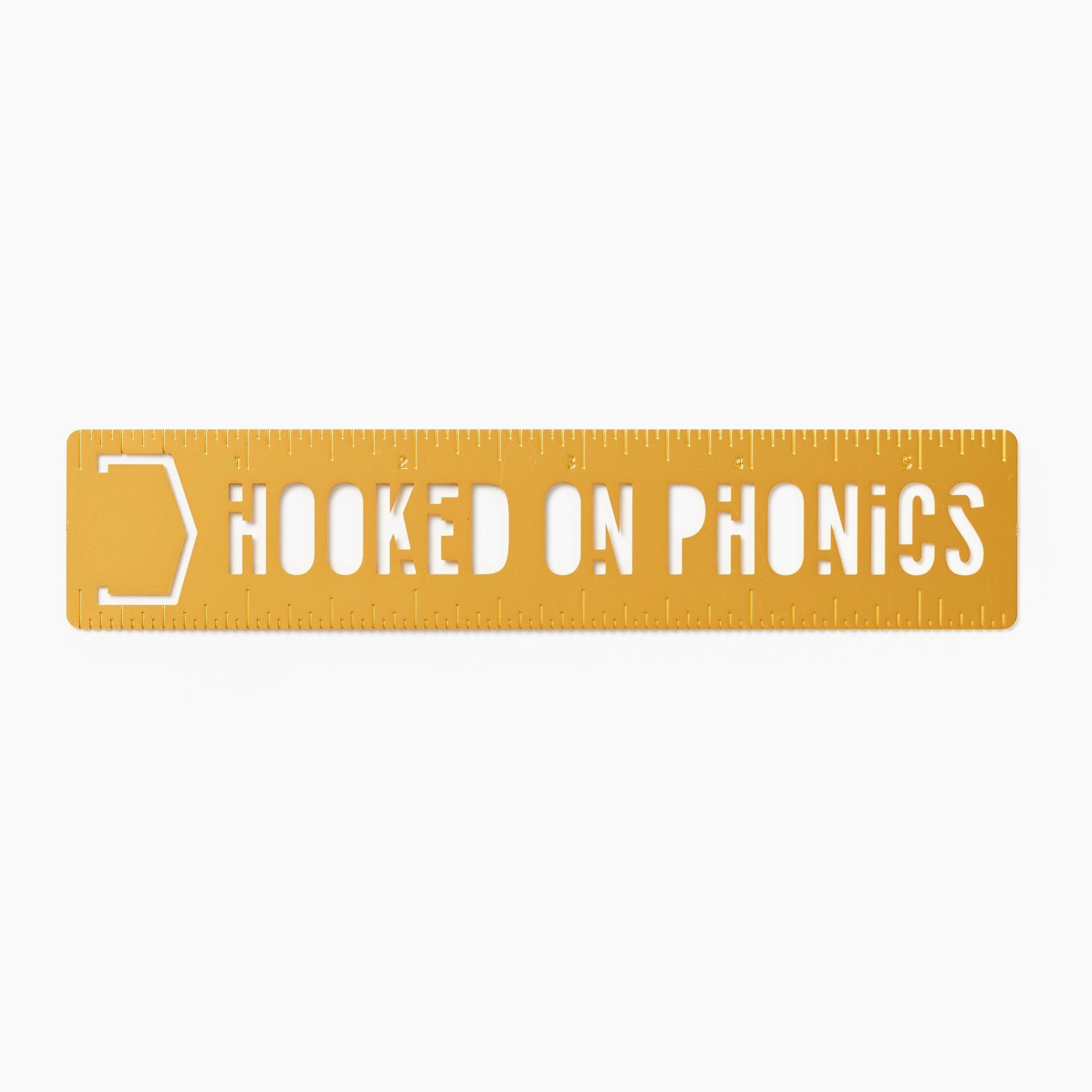Hooked On Phonics Metal Bookmark Stencil
