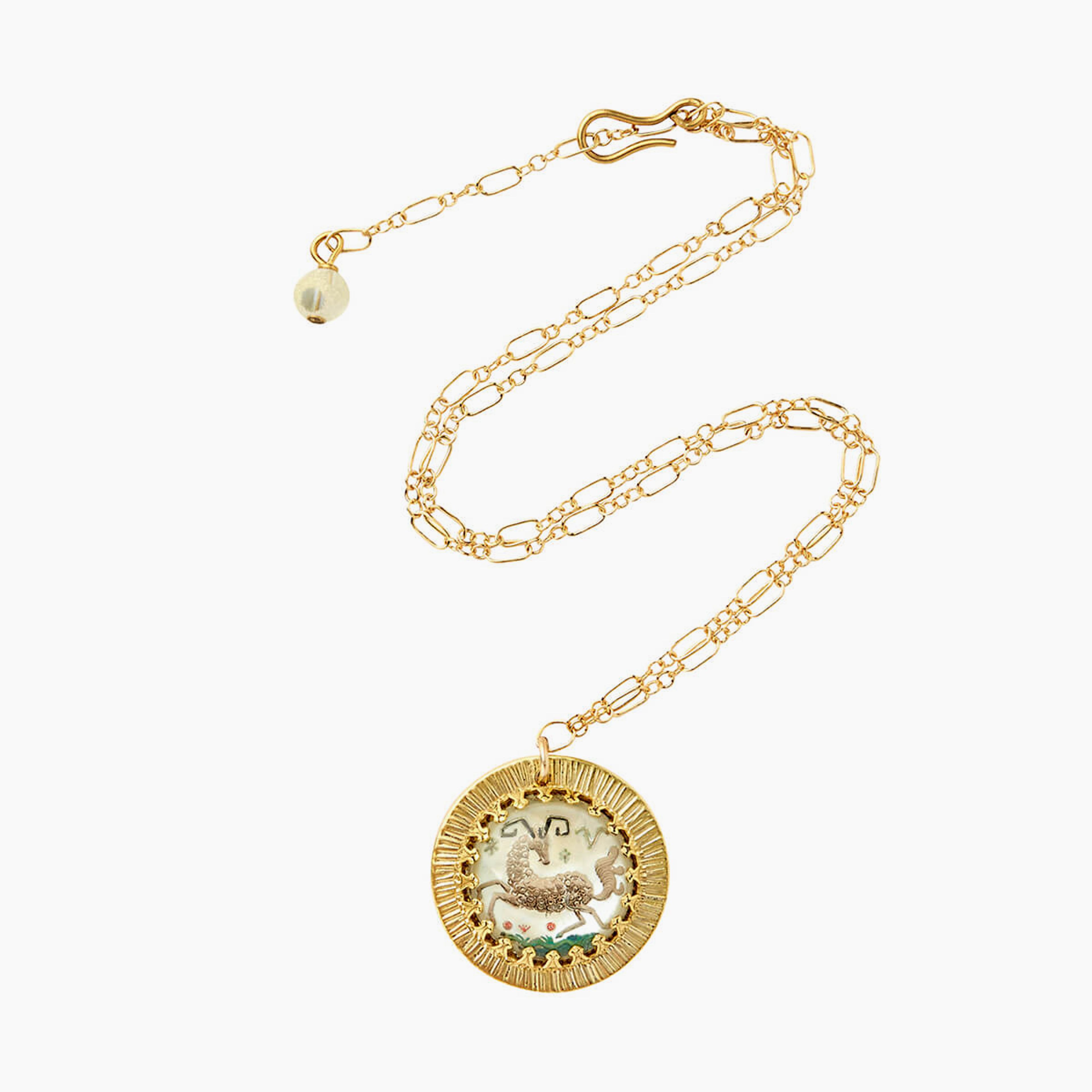 Zodiac Intaglio Necklace