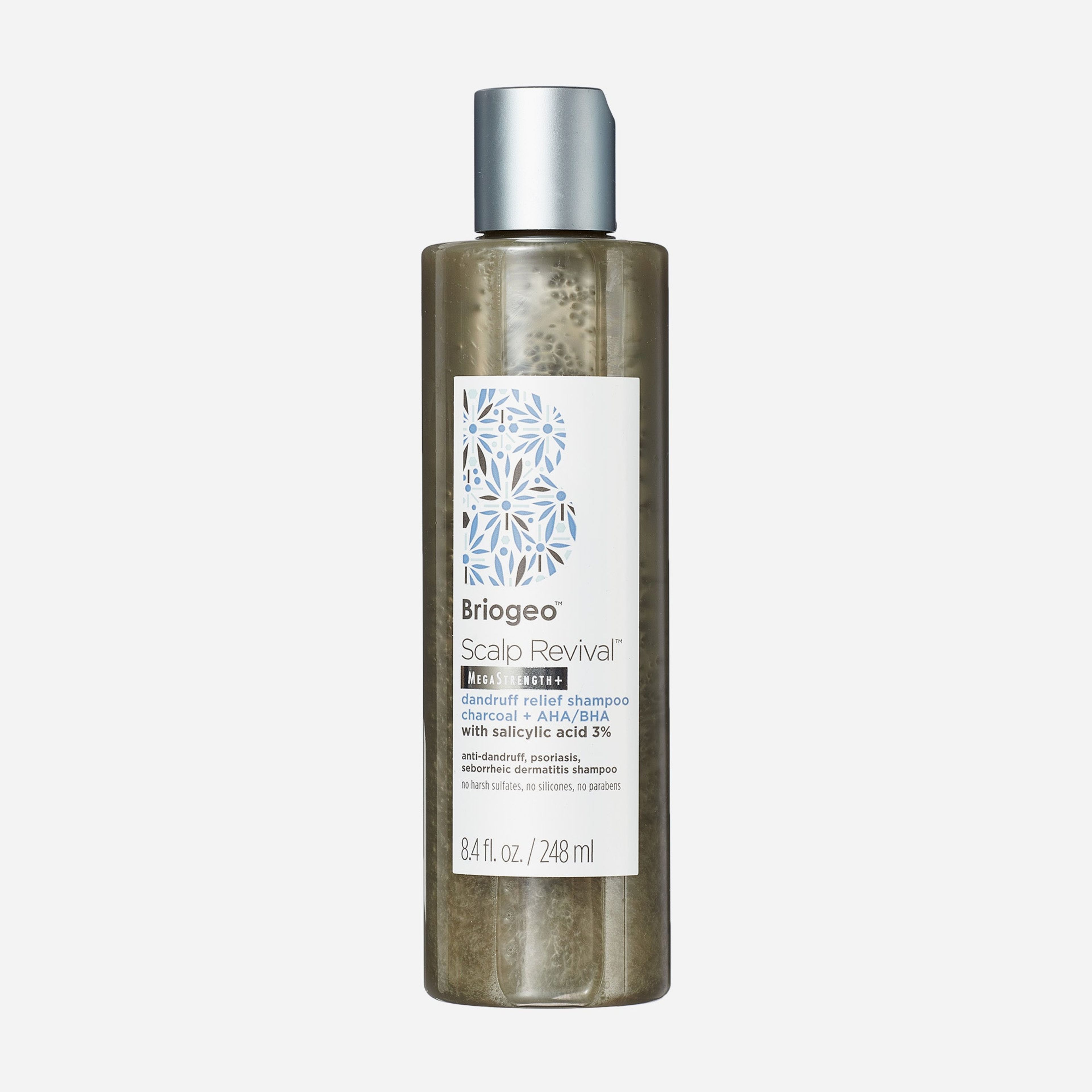 Scalp Revival MegaStrength+ Dandruff Relief Shampoo Charcoal + AHA/BHA with Salicylic Acid 3%