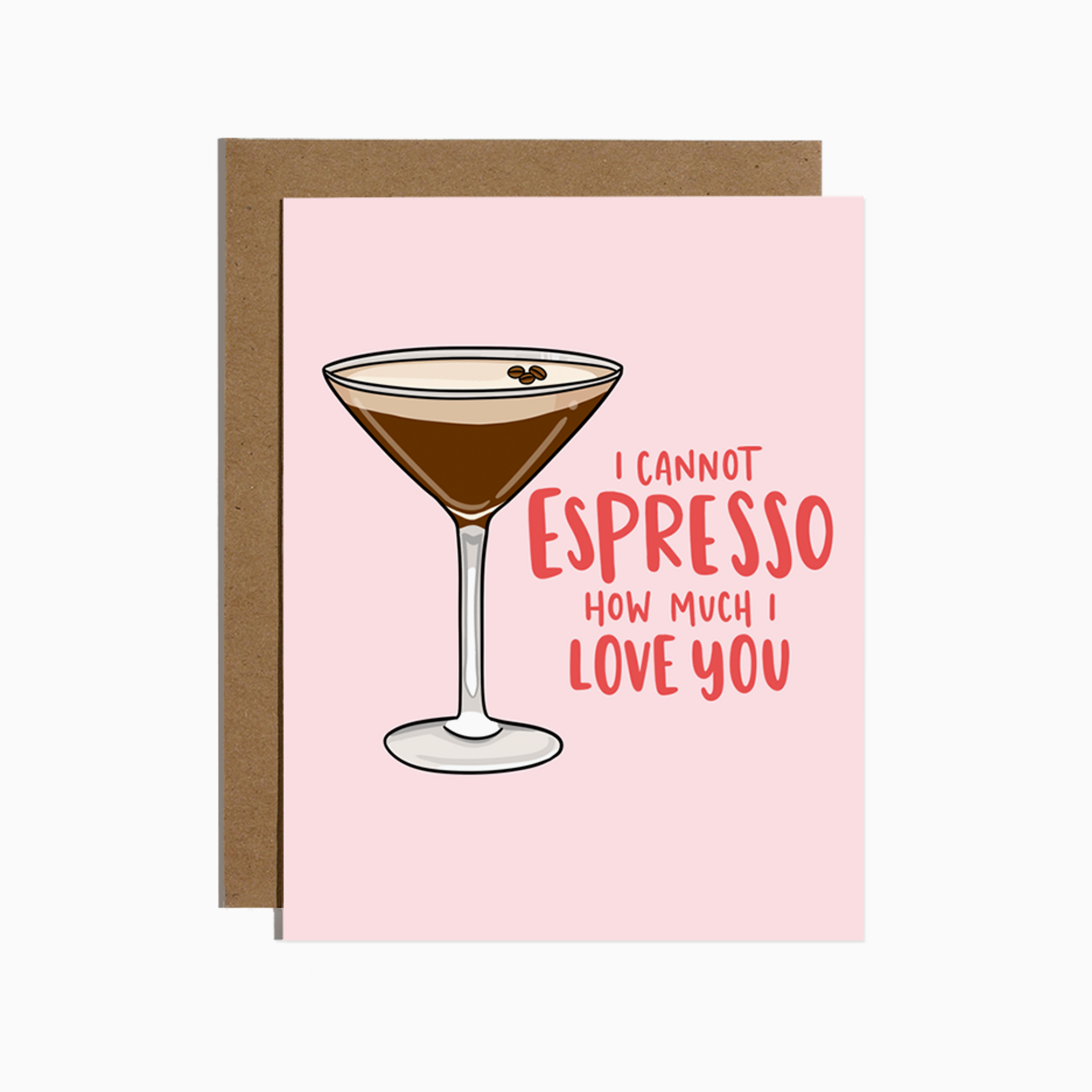 Espresso Martini Love Card