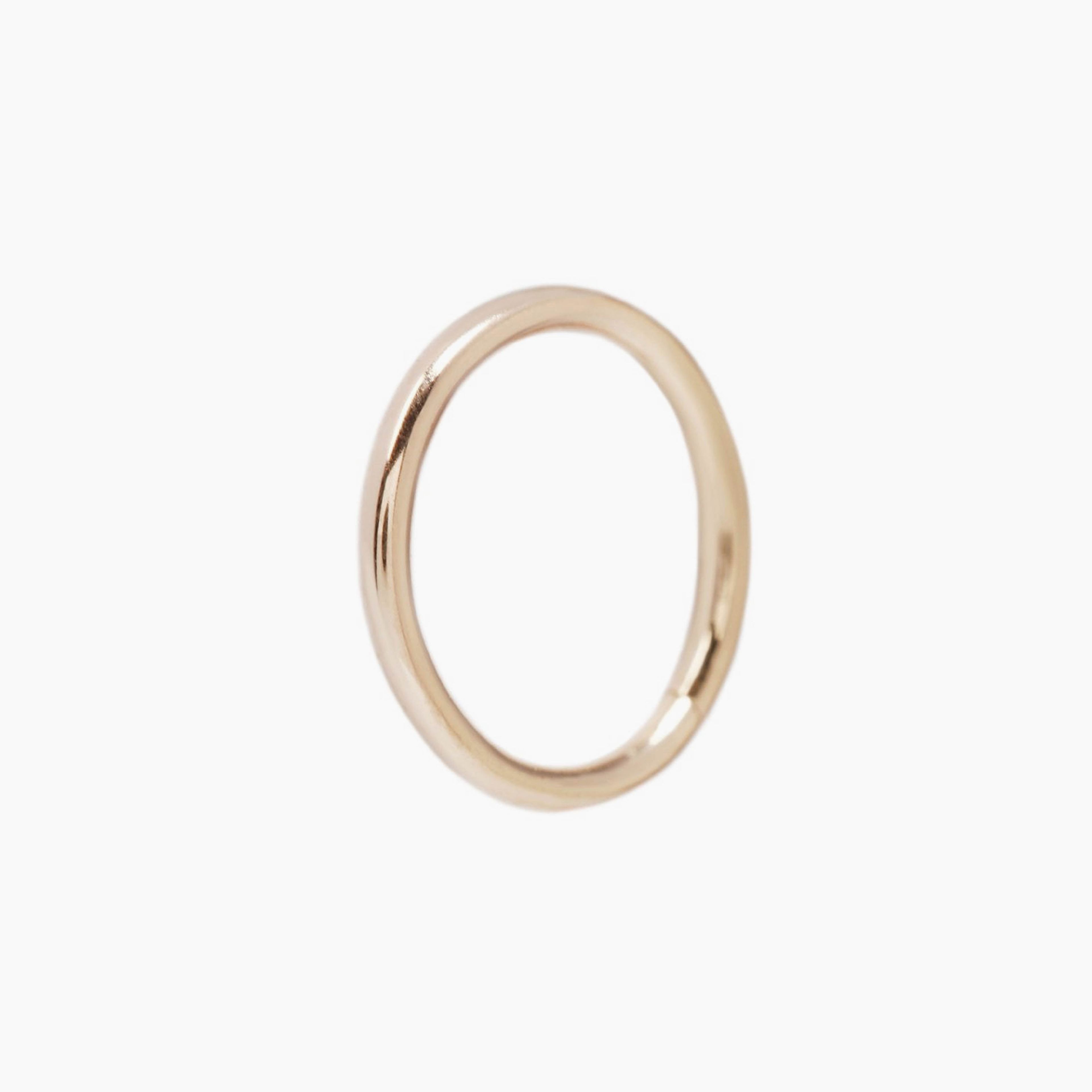Solid Gold Seam Ring