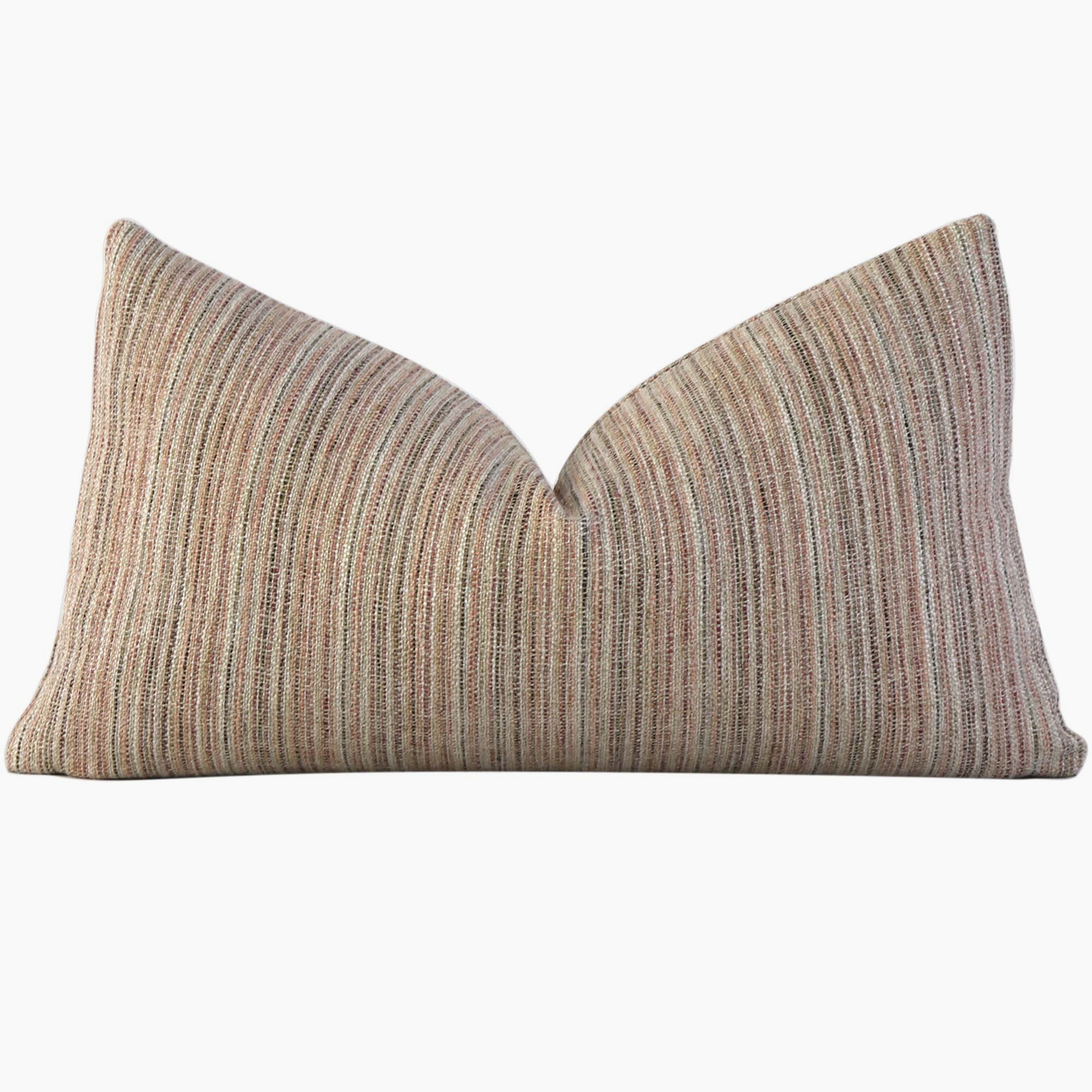 Formentera Blush Textured Pillow Cover